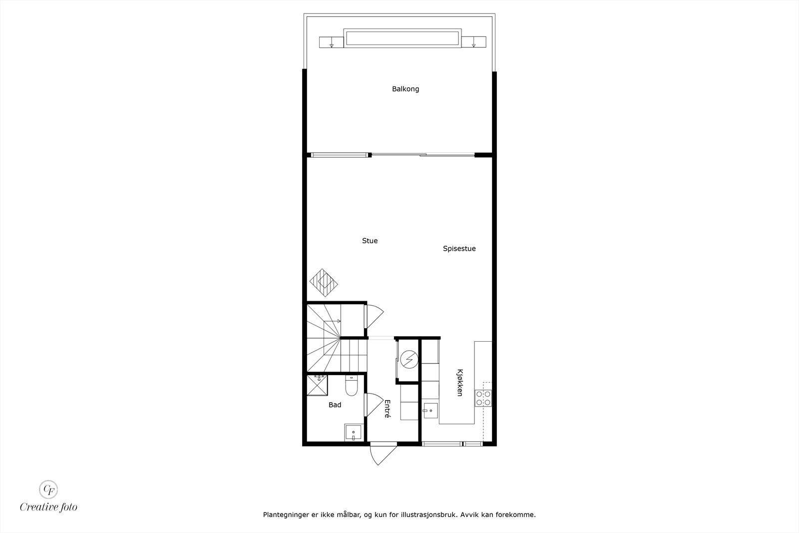 Plantegning Galleribilde