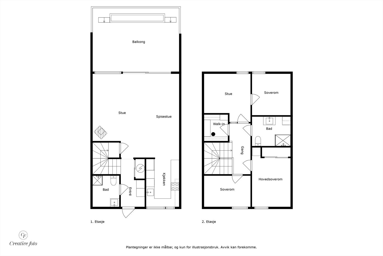Plantegning Galleribilde
