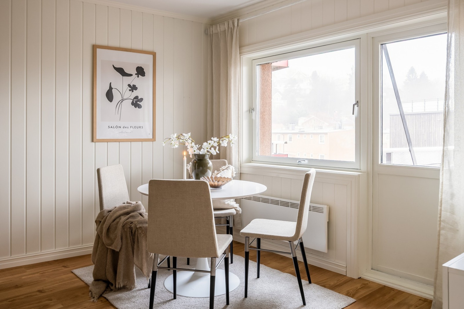 Stuen er på 19 kvm og er enkel å møblere. Galleribilde