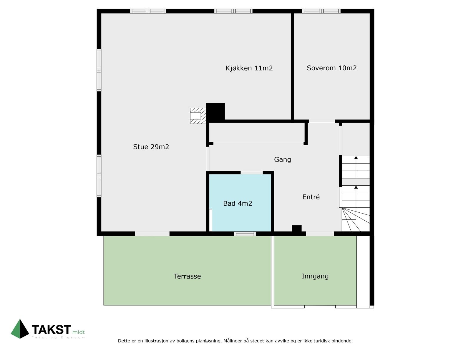 Planskisse 1. etasje Galleribilde