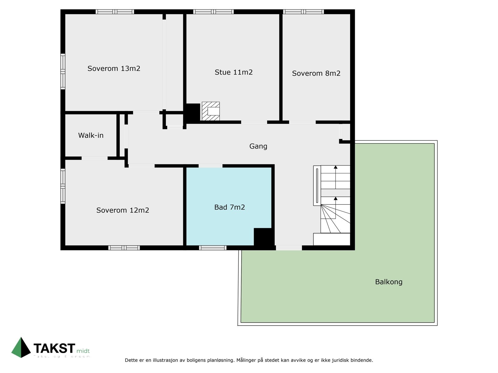 Planskisse 2. etasje Galleribilde