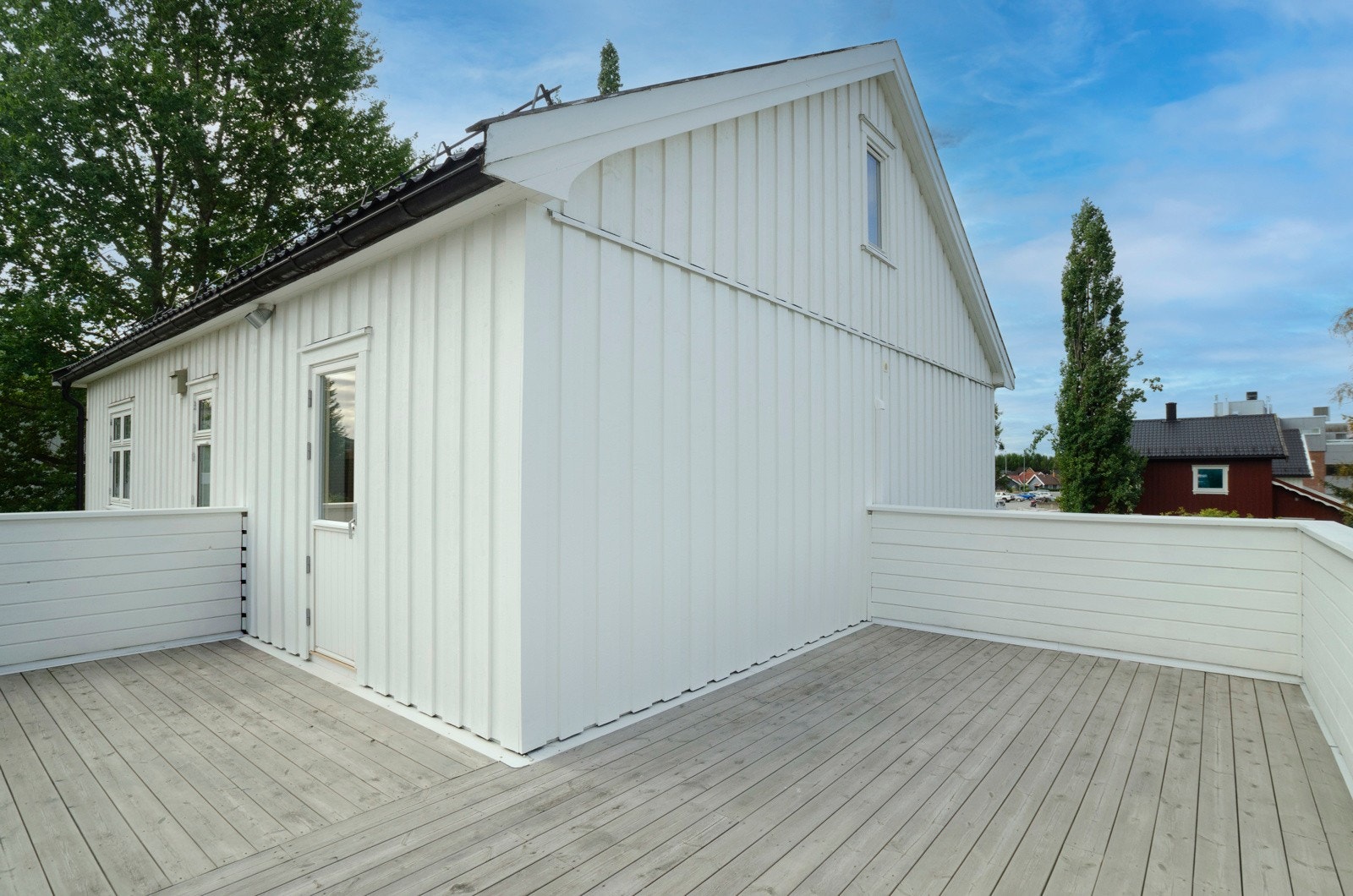 Det er utmerkede solforhold på terrassen. Galleribilde