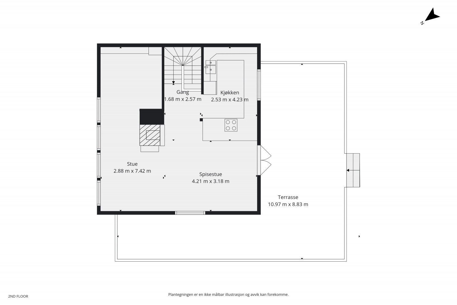 Plantegning Galleribilde
