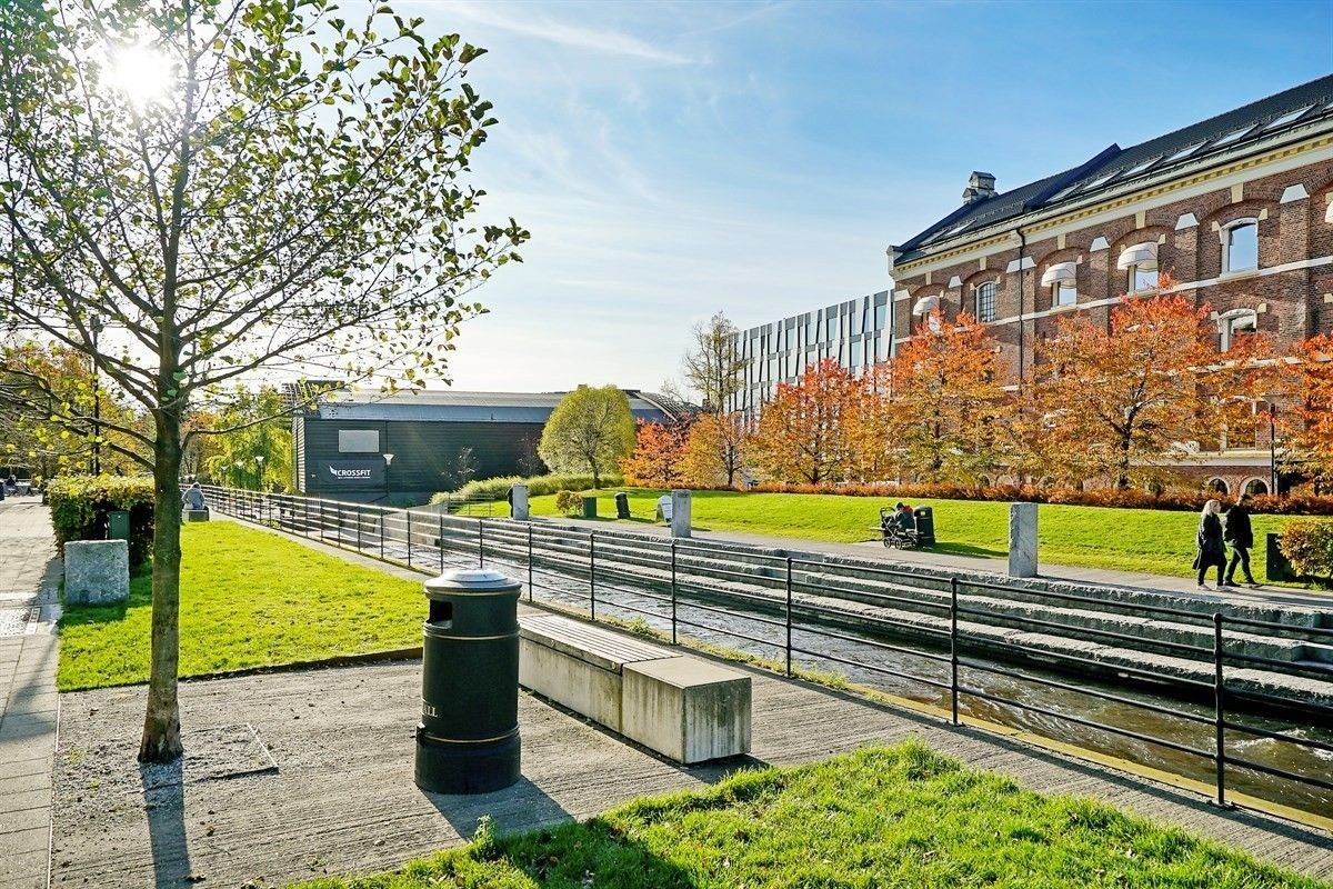 Flotte turmuligheter langs Akerselva. Galleribilde