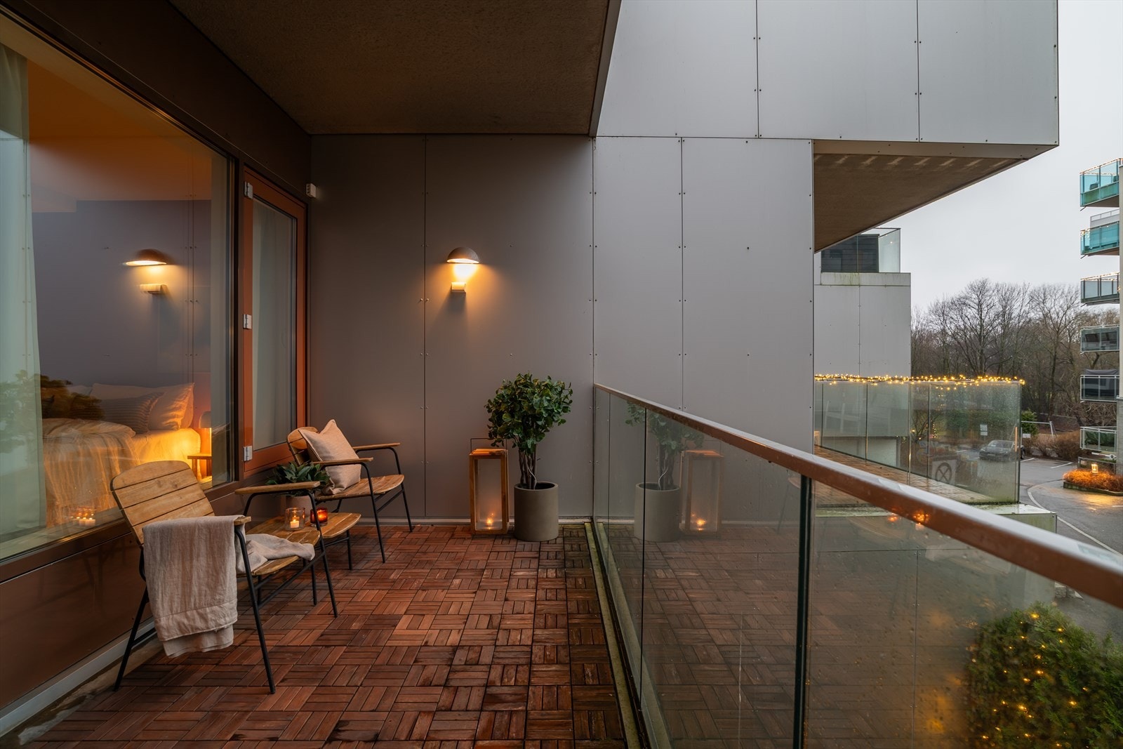 Nydelig vestvendt balkong på hele 14 kvm. Galleribilde