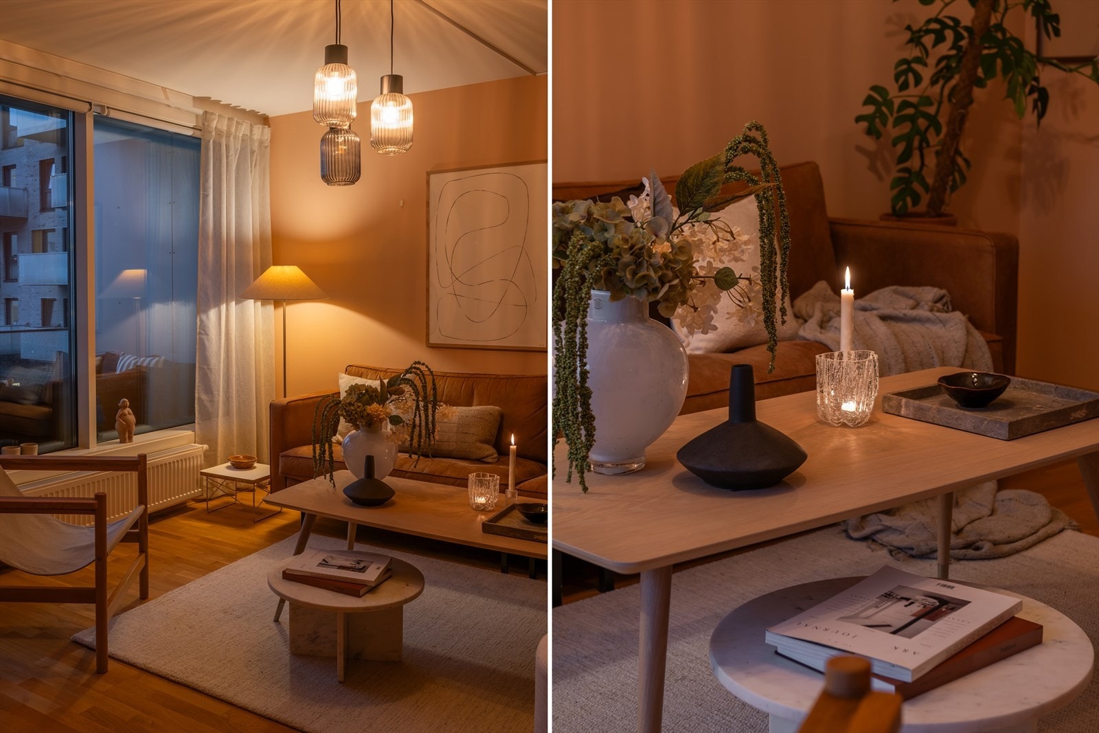 Store vindusflater som sørger for en meget god naturlig lysinnslipp. Galleribilde