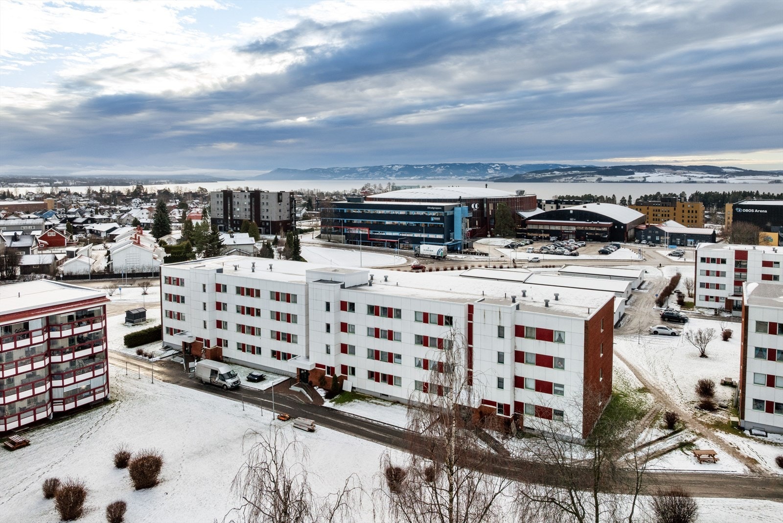 Leiligheten er en del av Sørenga borettslag på Hamar vest. Galleribilde