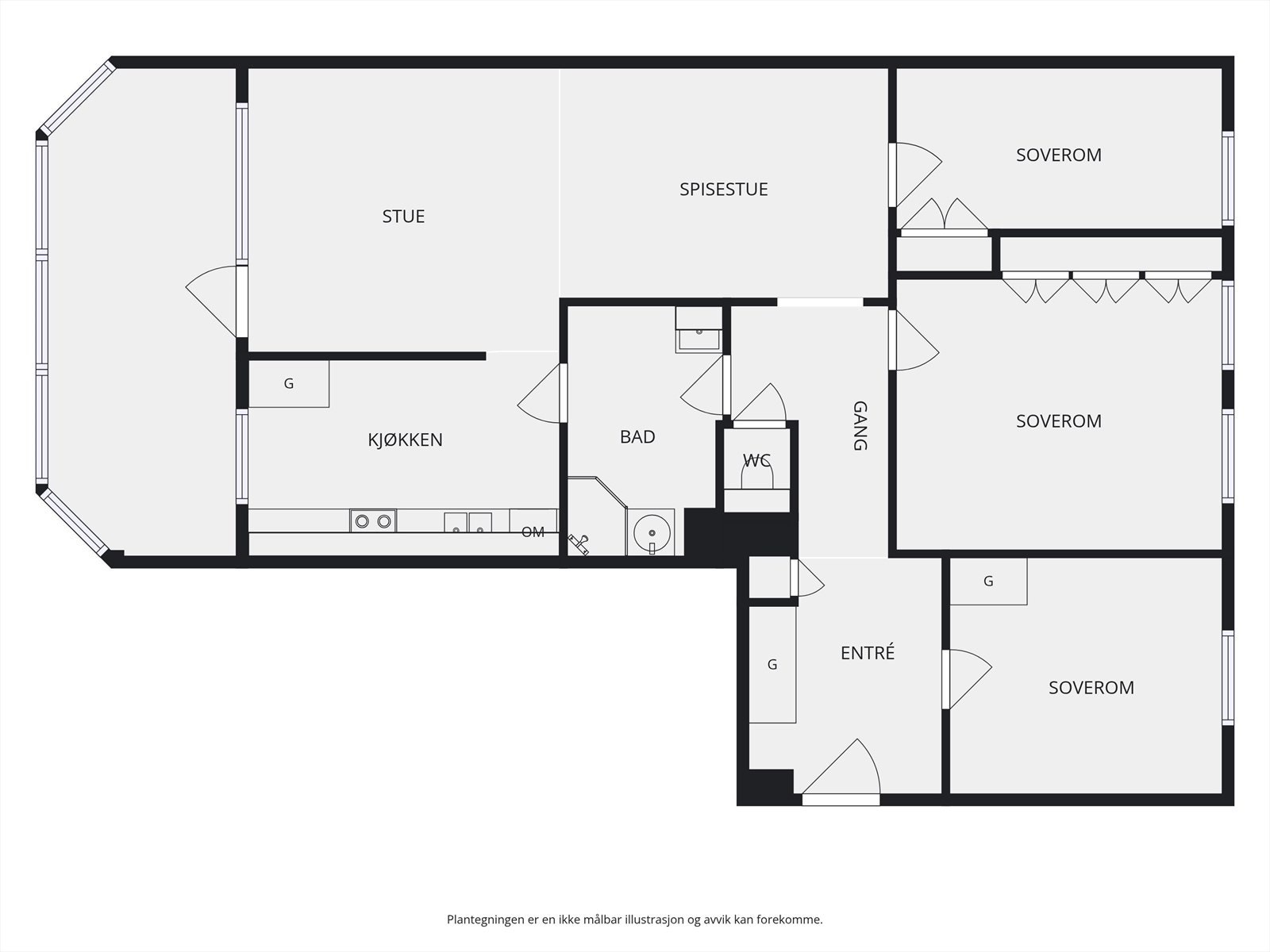 Plantegning. Galleribilde