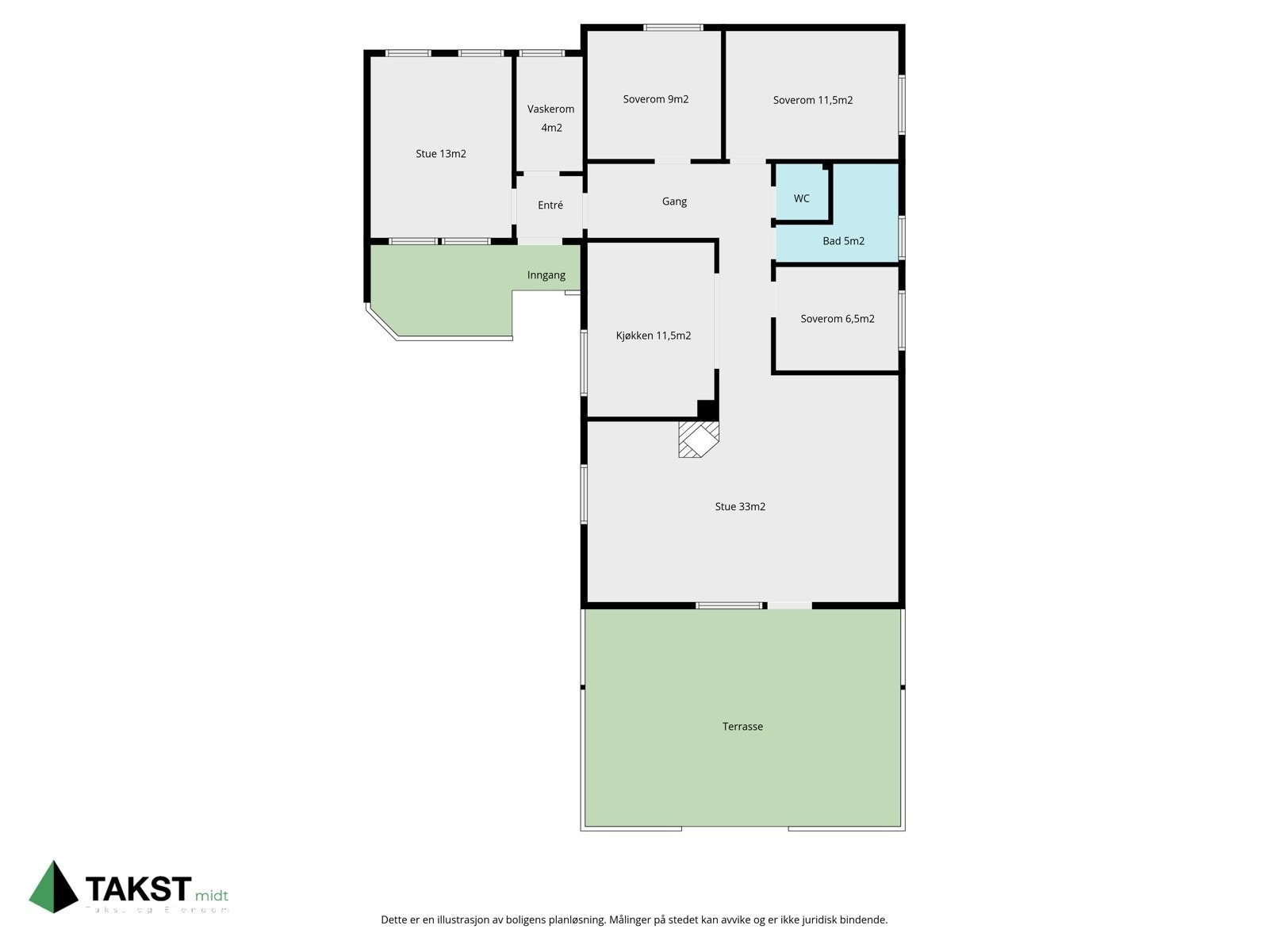 Planskisse Galleribilde