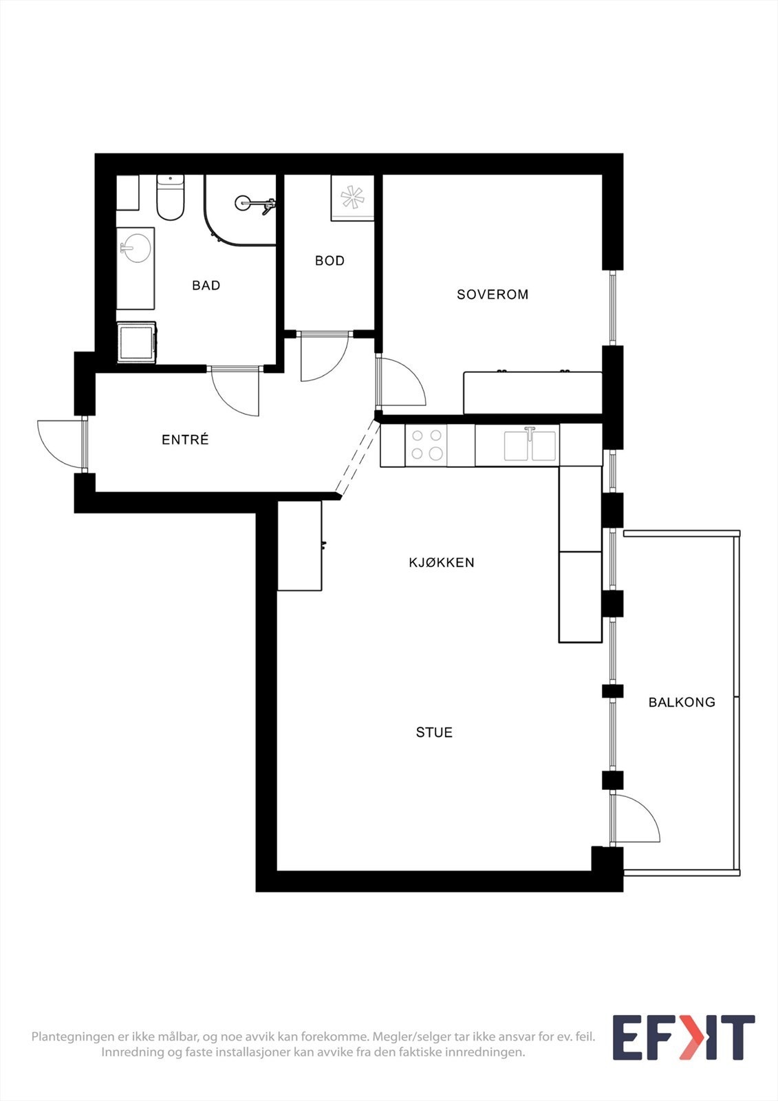 Plantegning Galleribilde