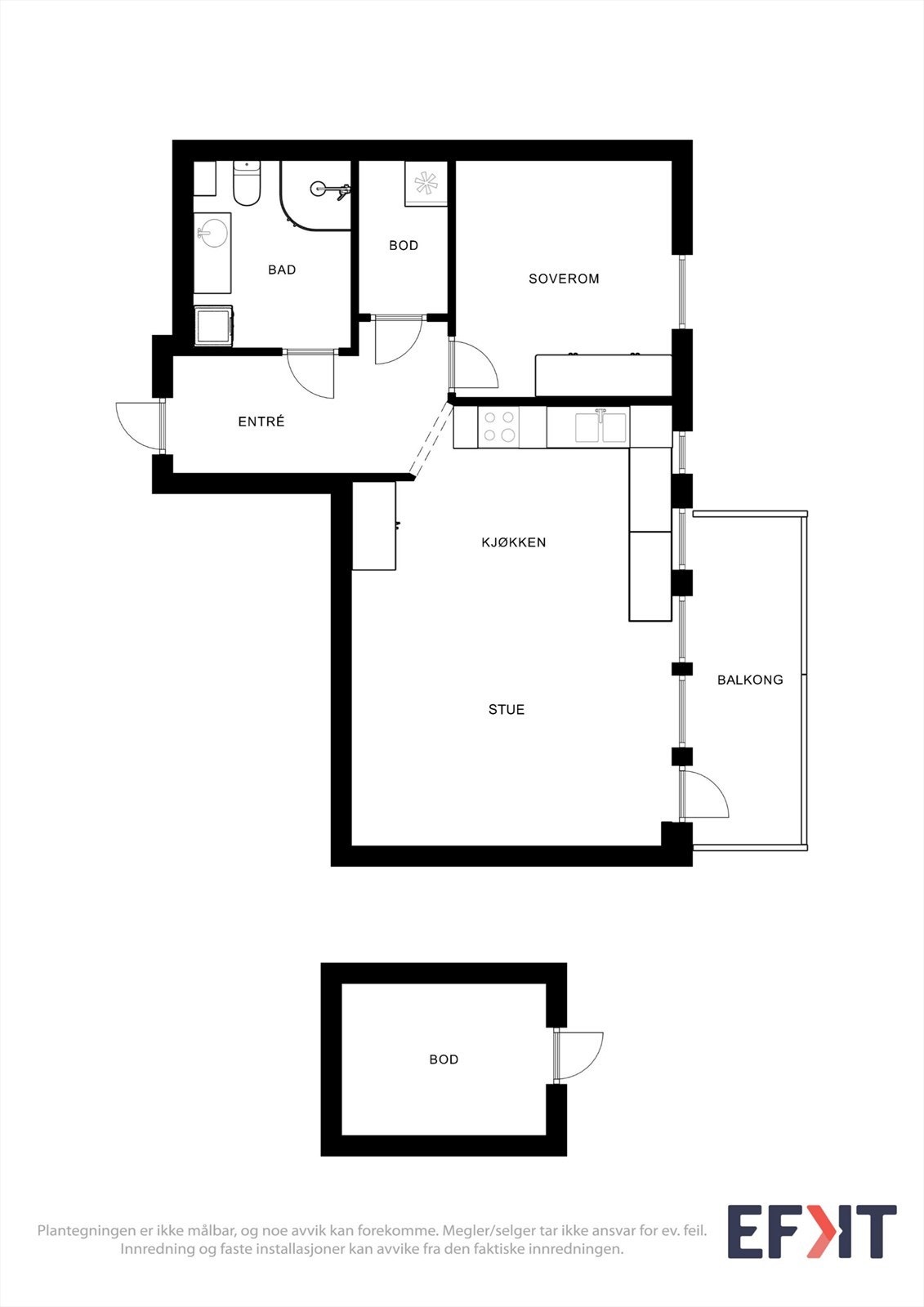 Plantegning Galleribilde