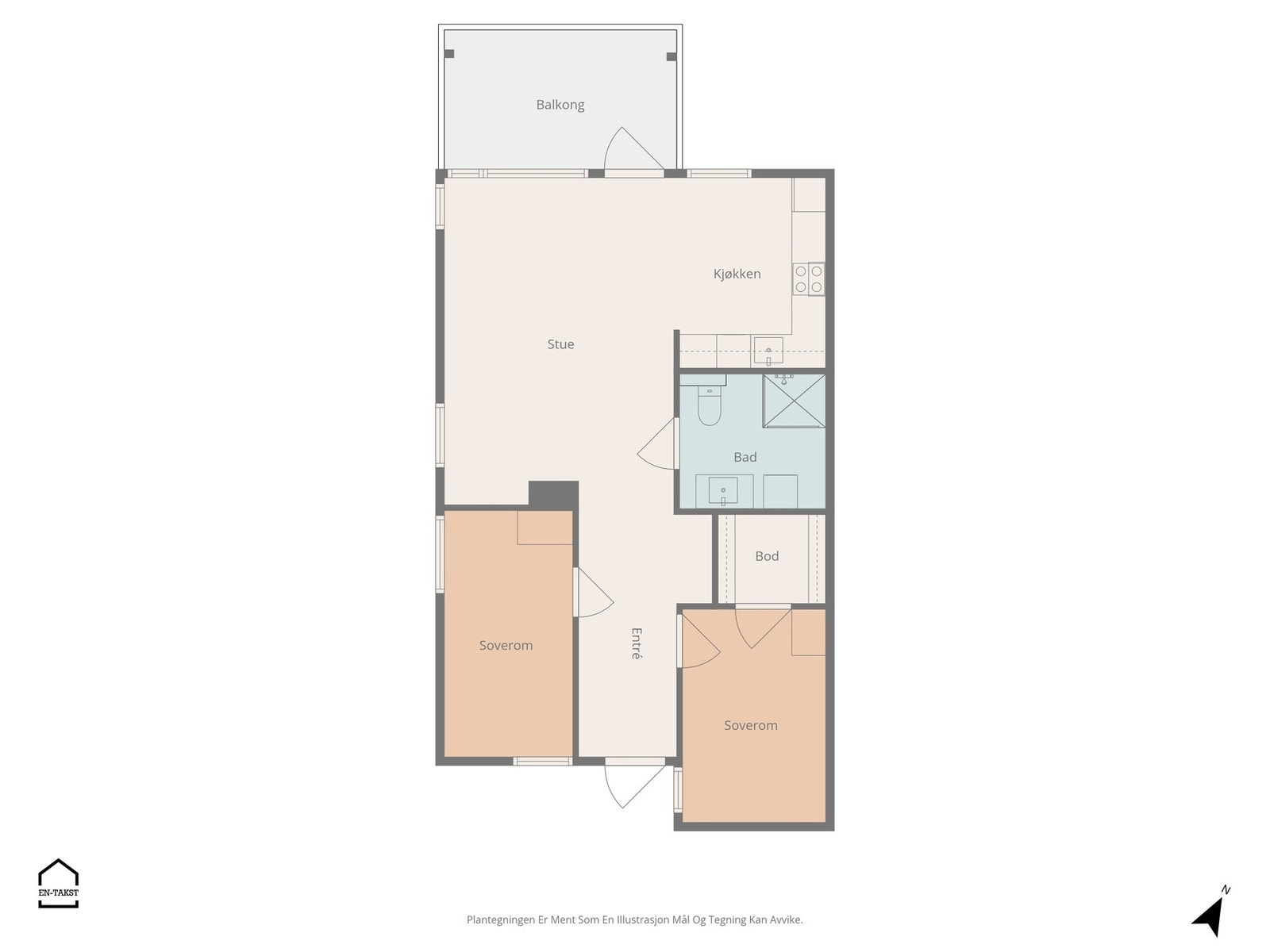 Plantegning. Galleribilde