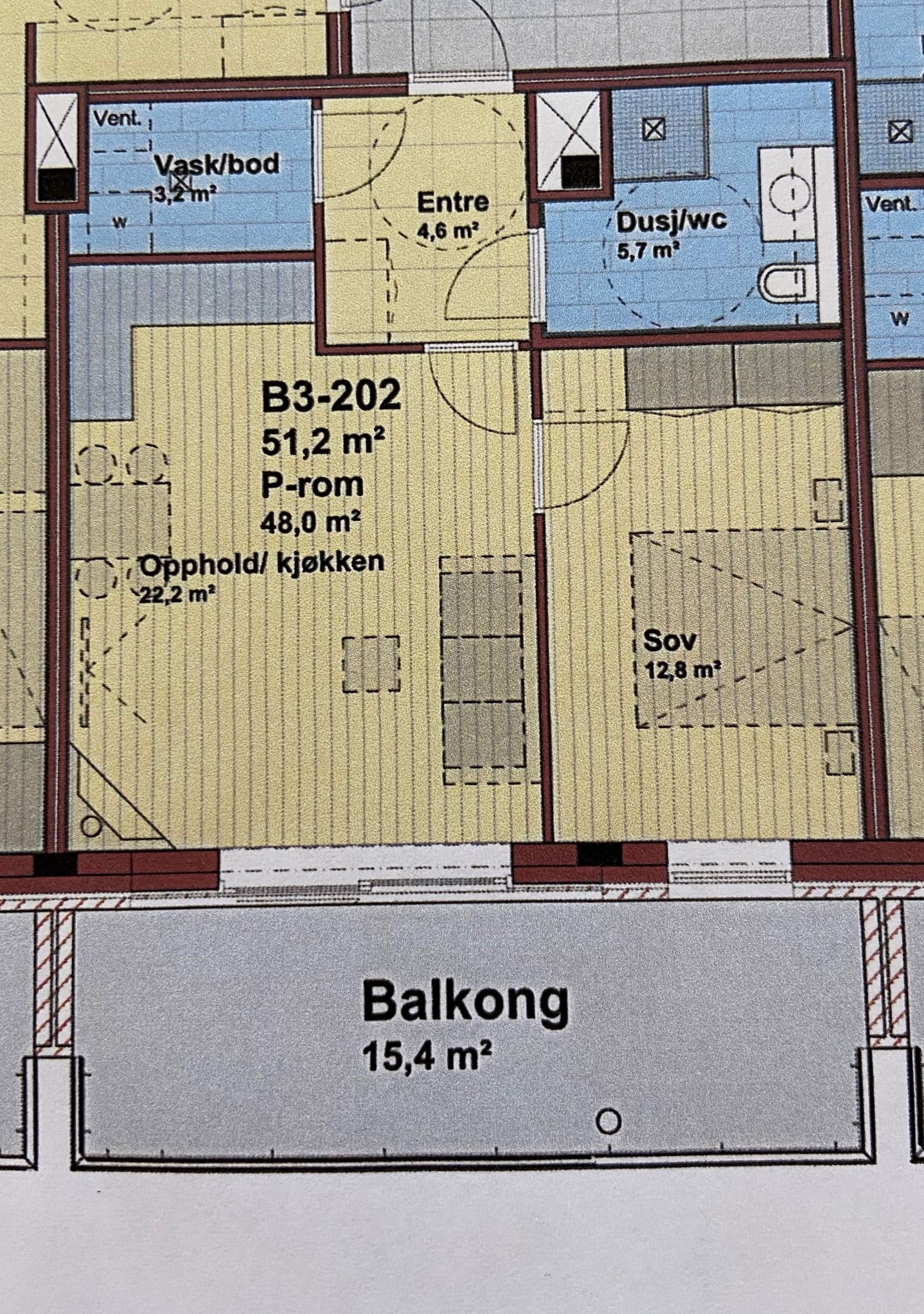 Plantegning fra eier. Galleribilde