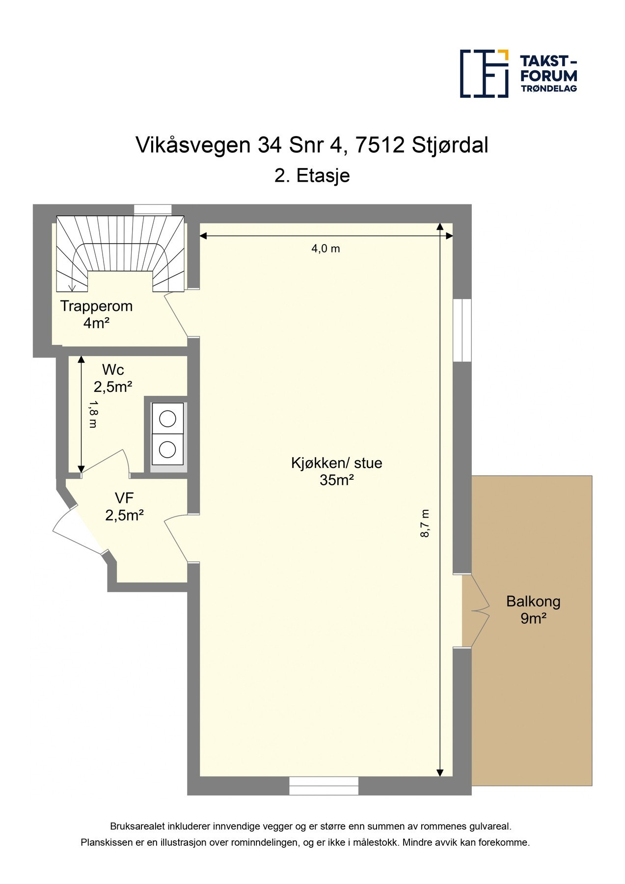 Plantegning 2. Etasje. Galleribilde