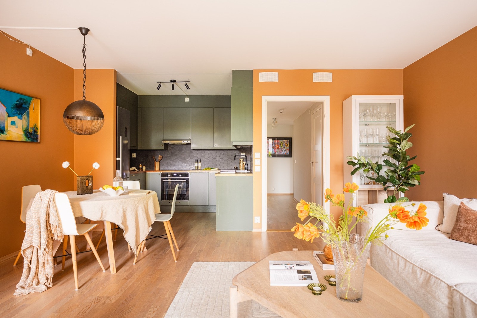 Her er det bare å invitere venner og familie på middagsbesøk. Galleribilde