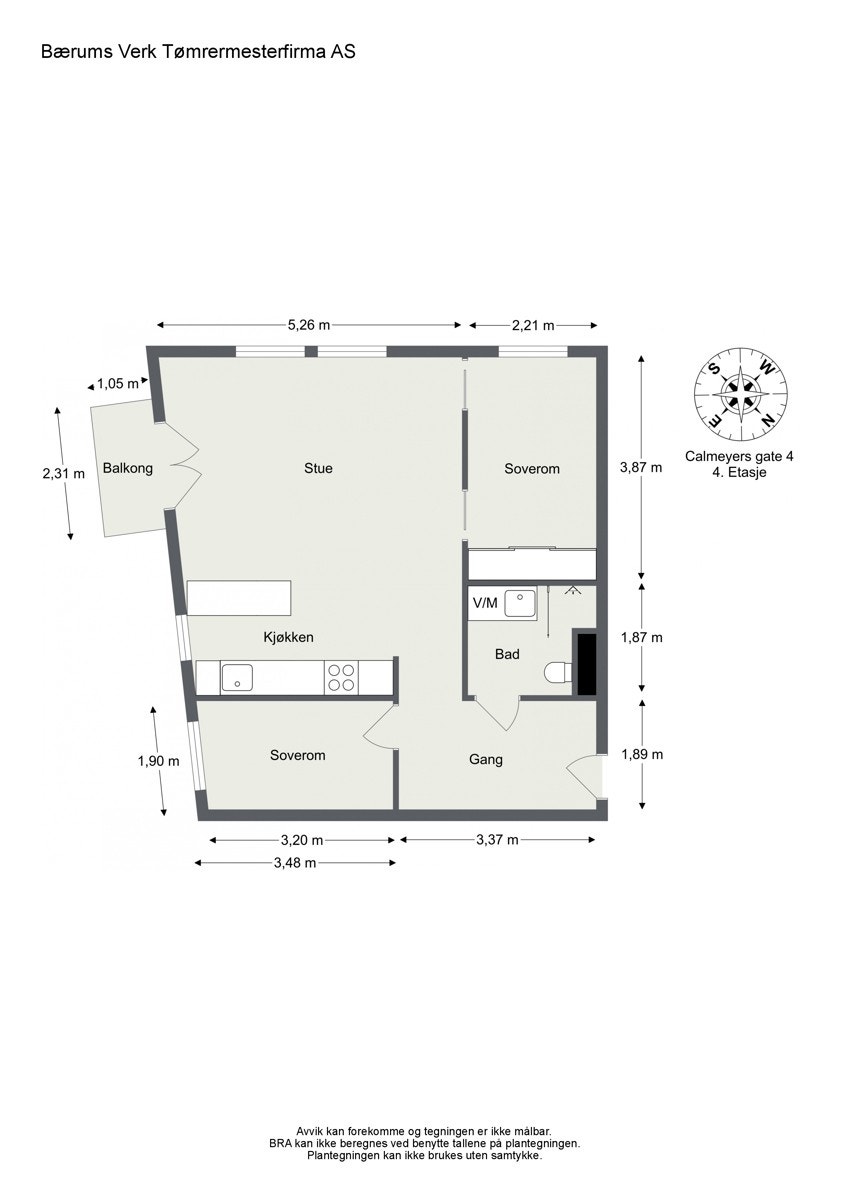 Plantegning Galleribilde