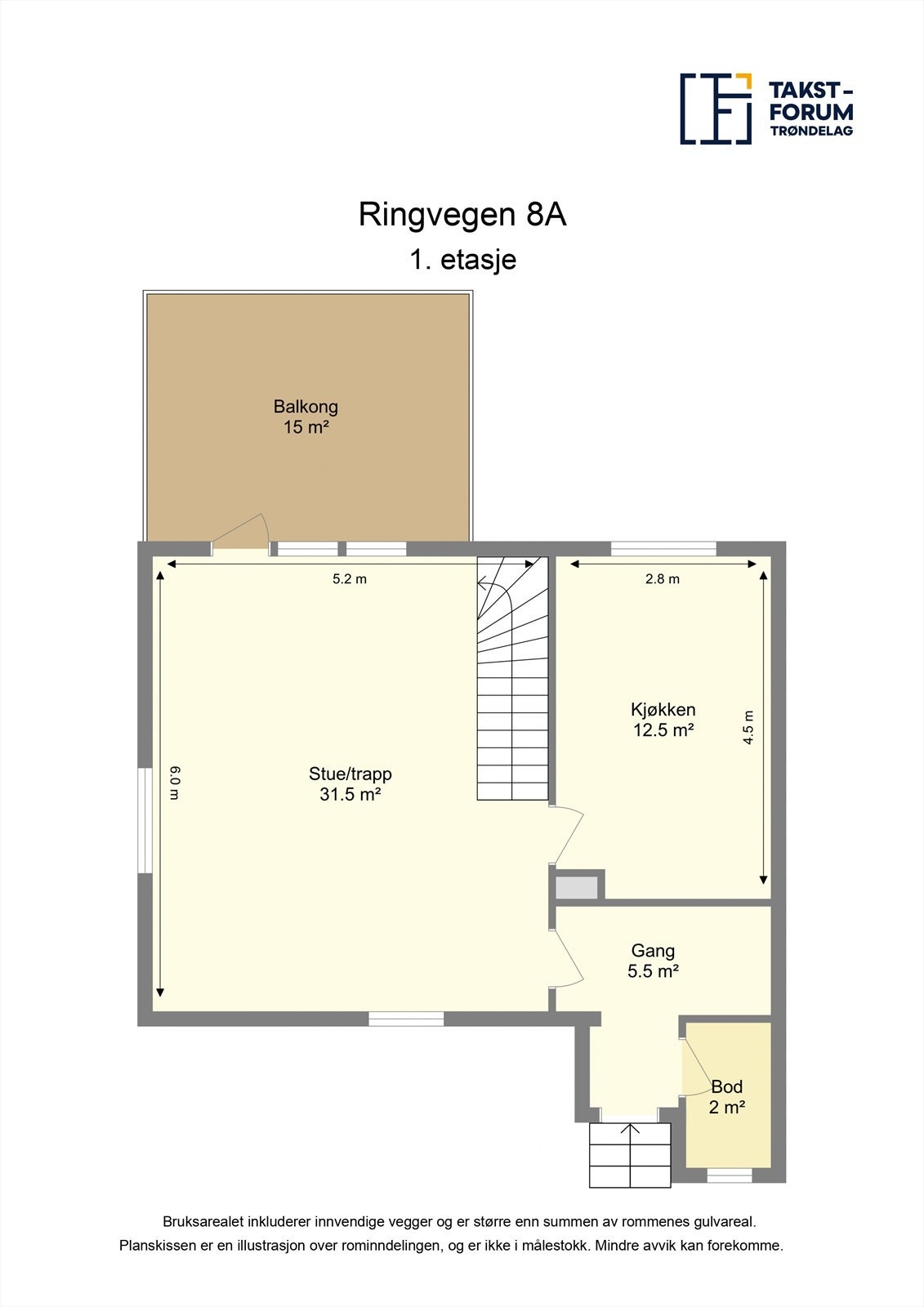 Planskisse - 1. etasje. Galleribilde
