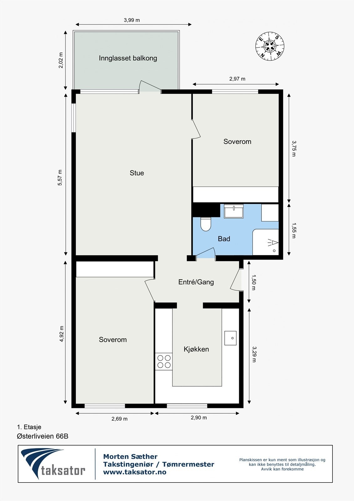 Plantegning Galleribilde