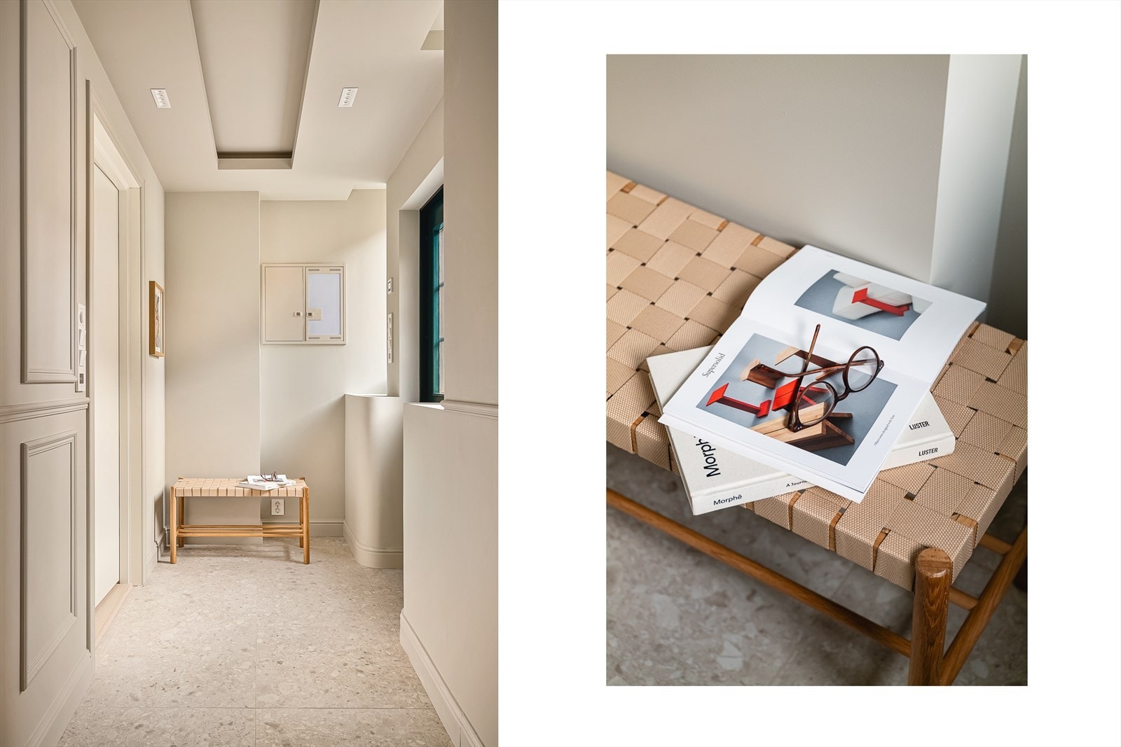 Lekkert og smakfullt. Leiligheten har lysstyring via paneler eller app (Plejd). Galleribilde