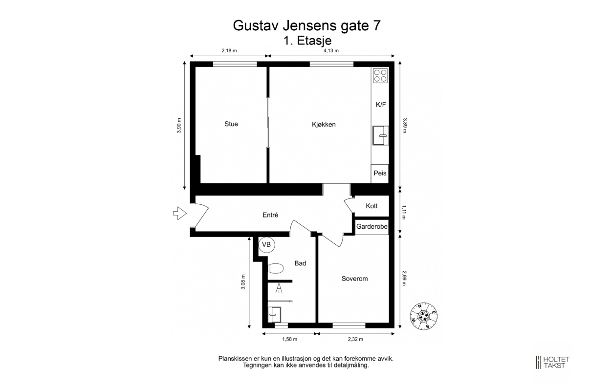 Plantegning Galleribilde