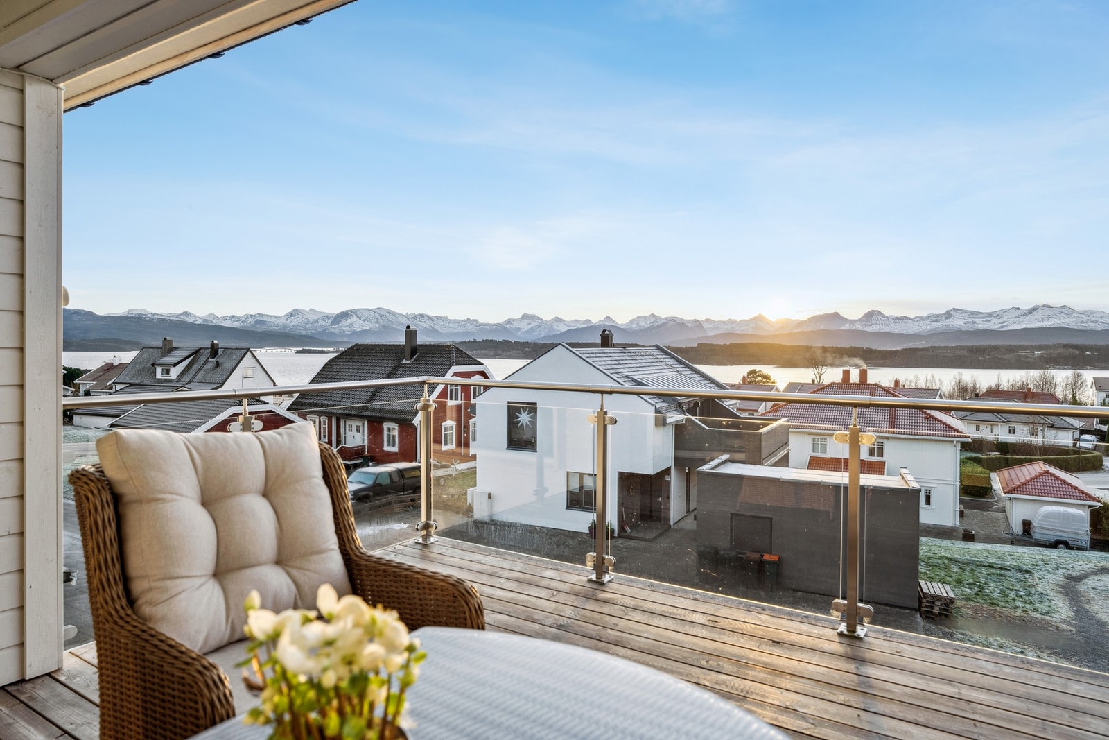 Terrasse og utsikt Galleribilde