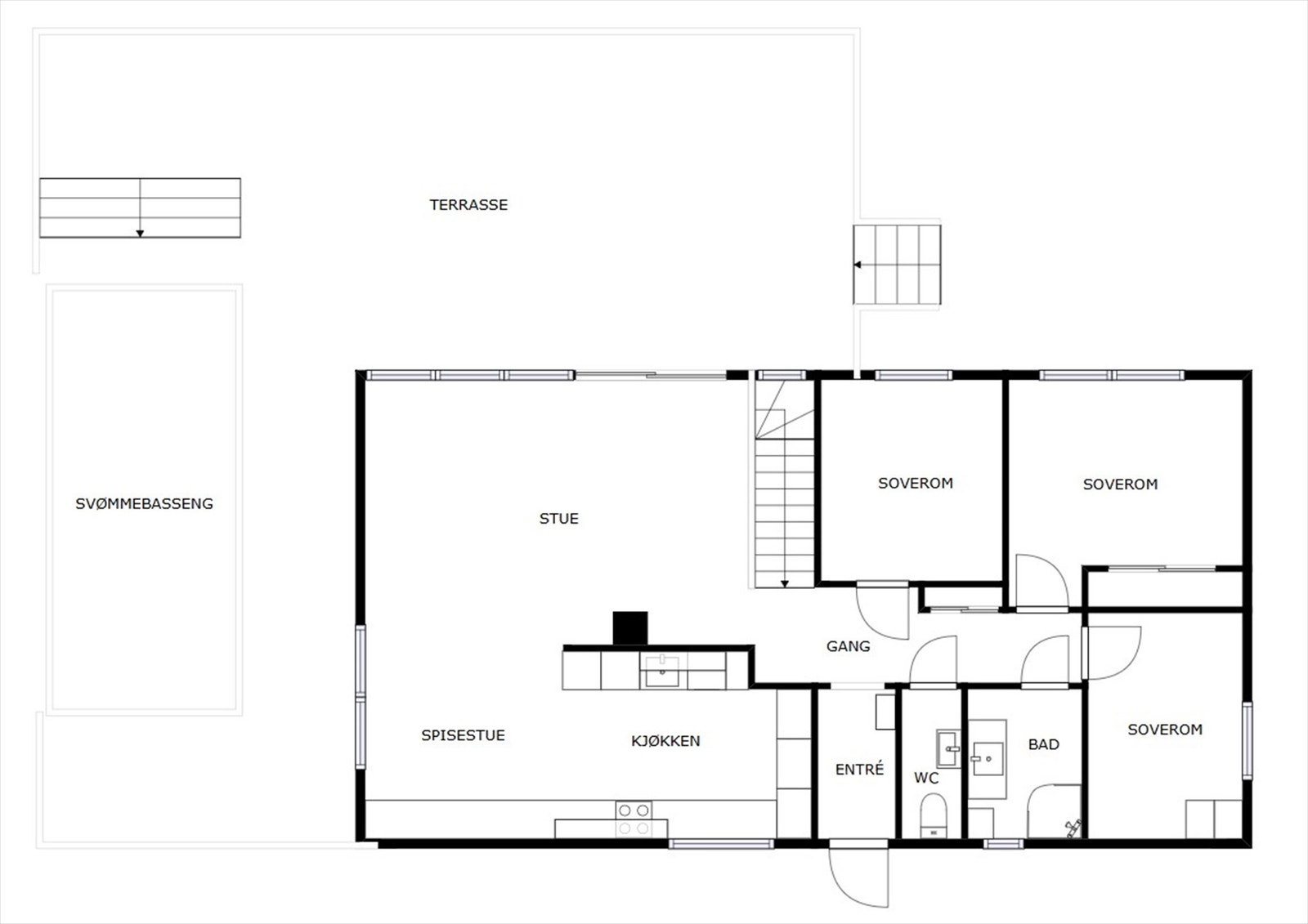 Plantegning 1. etg - Knobels vei 7 A.jpg Galleribilde