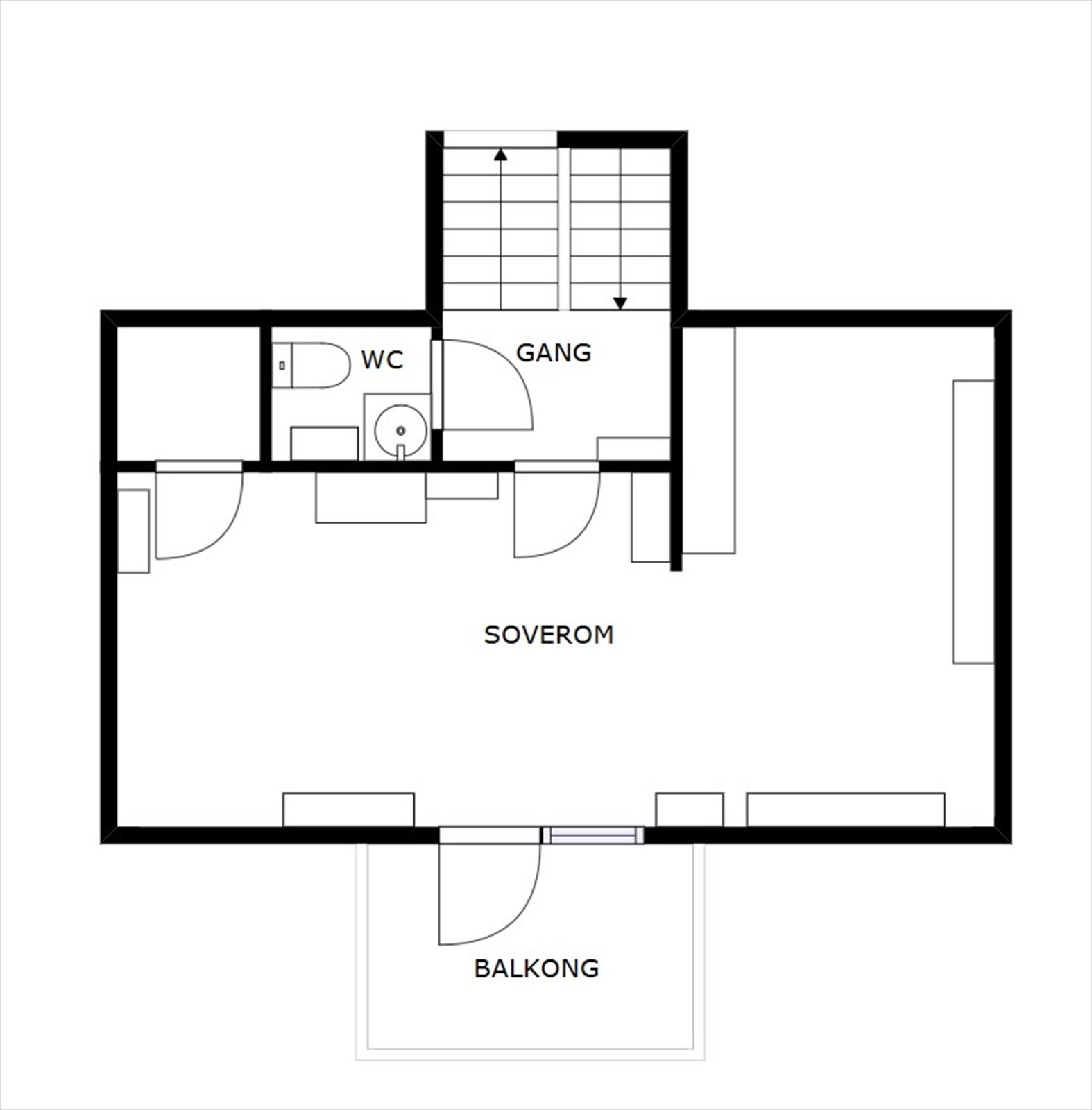 Veiledende skisse av plan 3. Galleribilde