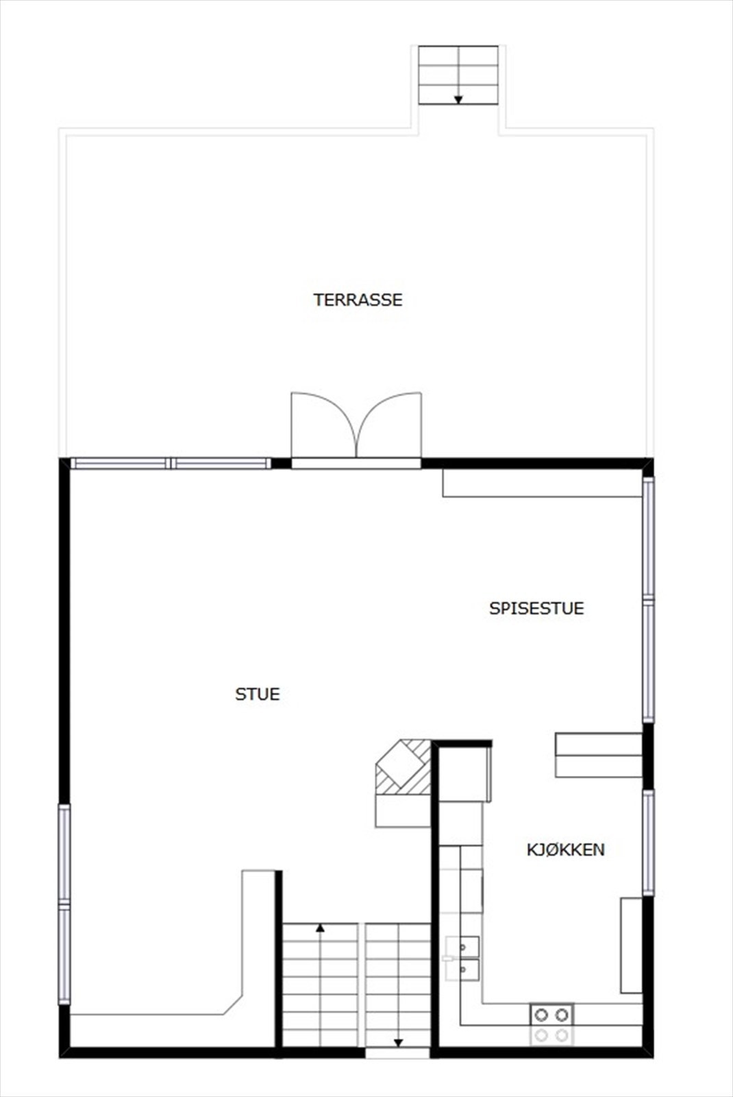 Veiledende skisse av plan 2. Galleribilde