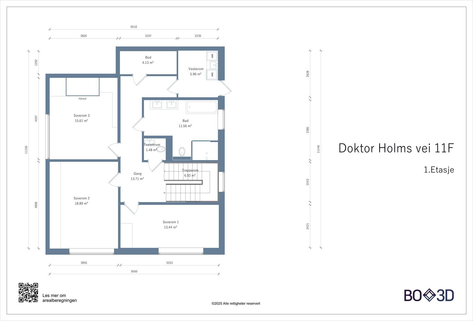 Plantegning - 1.etasje Galleribilde