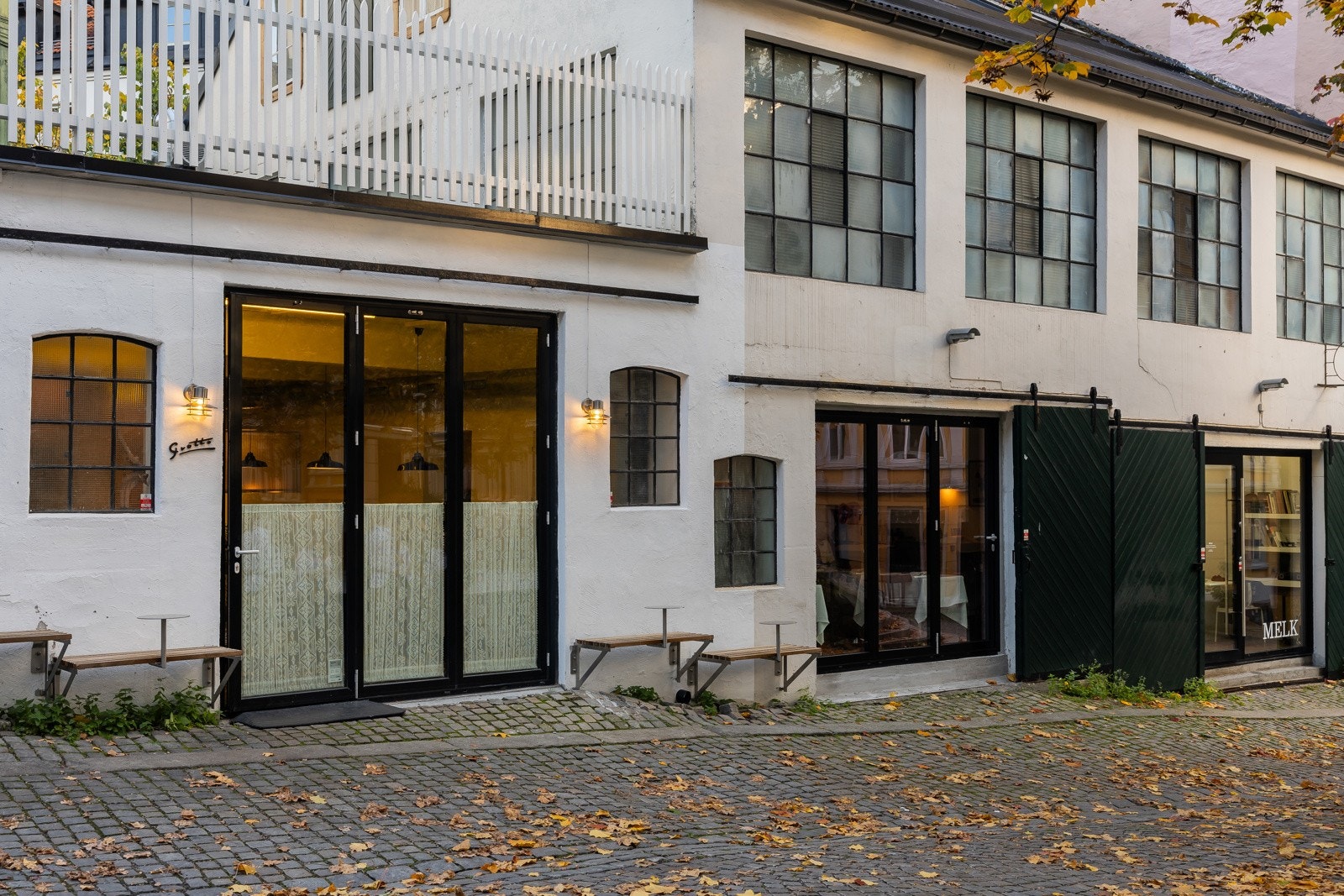 Området kryr av populære restauranter som f.eks. Bukken eller her med Grotto - eller delikatessebutikken Gutta på haugen Galleribilde