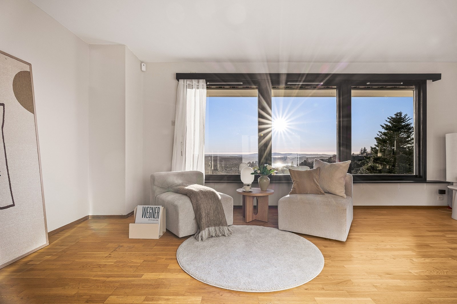 Den flotte utsikten blir lett et blikkfang i rommet Galleribilde