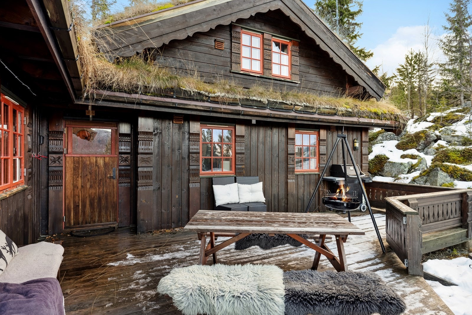 Koselig inngangsparti. Galleribilde