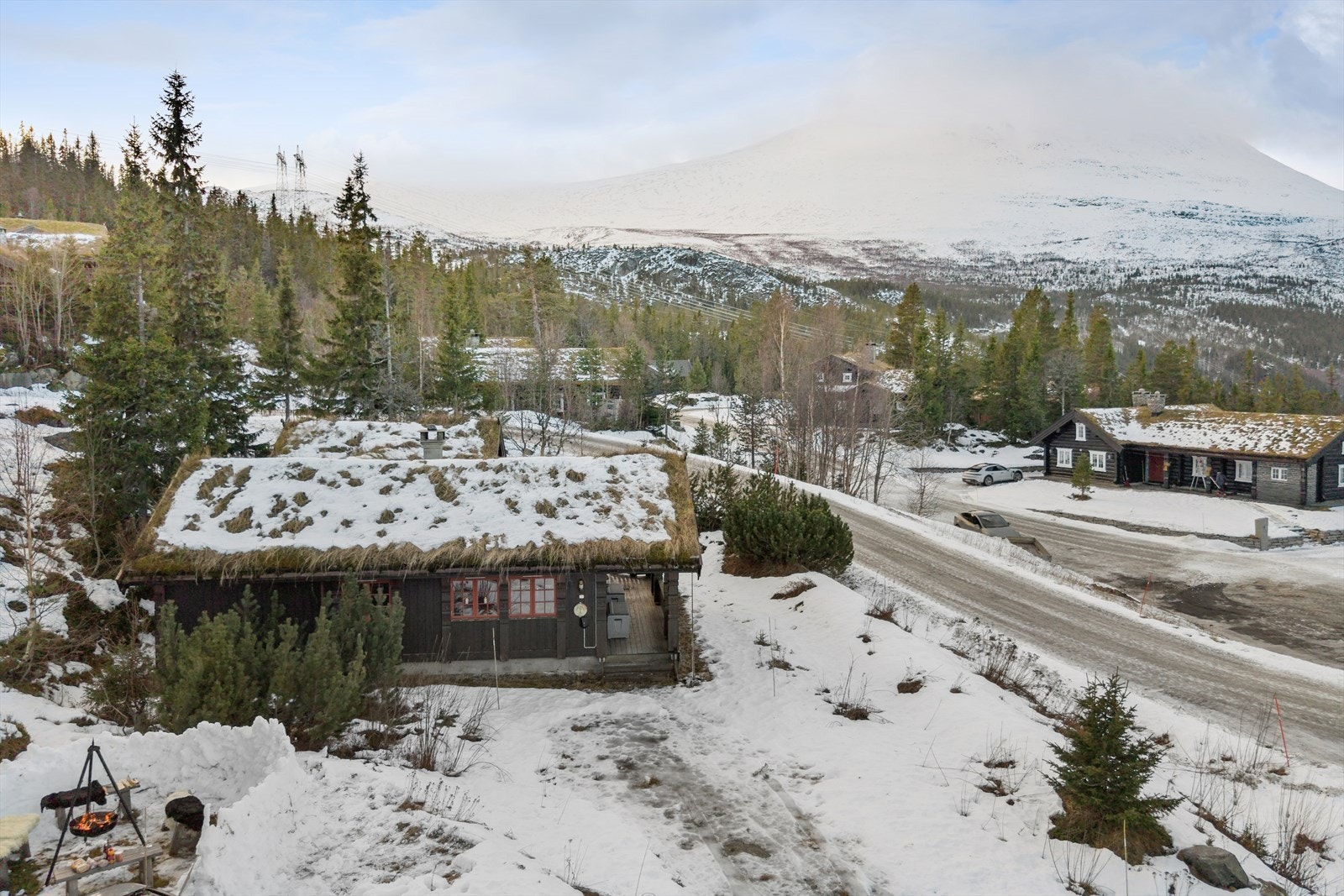 Herfra er det fritt med fantastisk utsikt til Gaustatoppen! Galleribilde