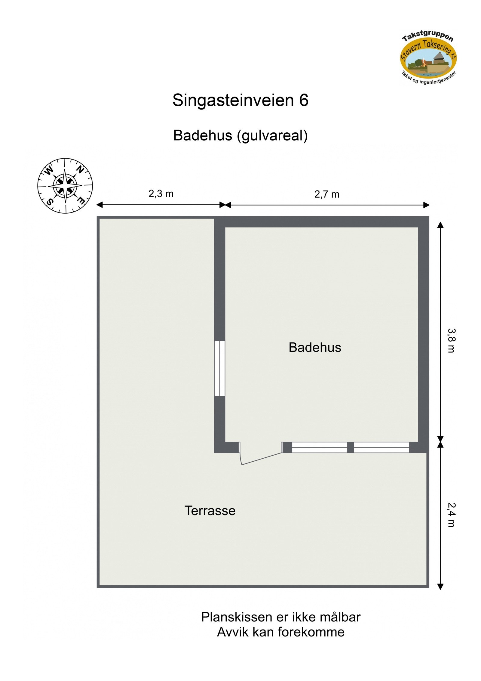 Plantegning - Badehus Galleribilde