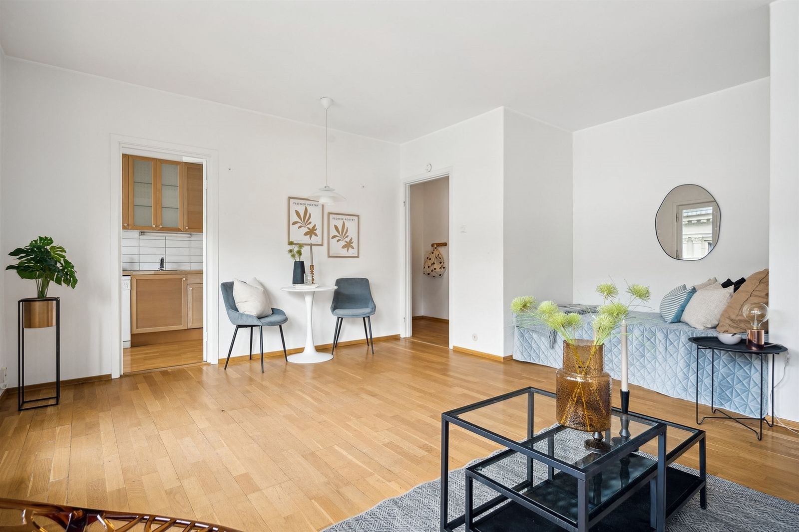 Leiligheten er lys og arealeffektiv. Galleribilde