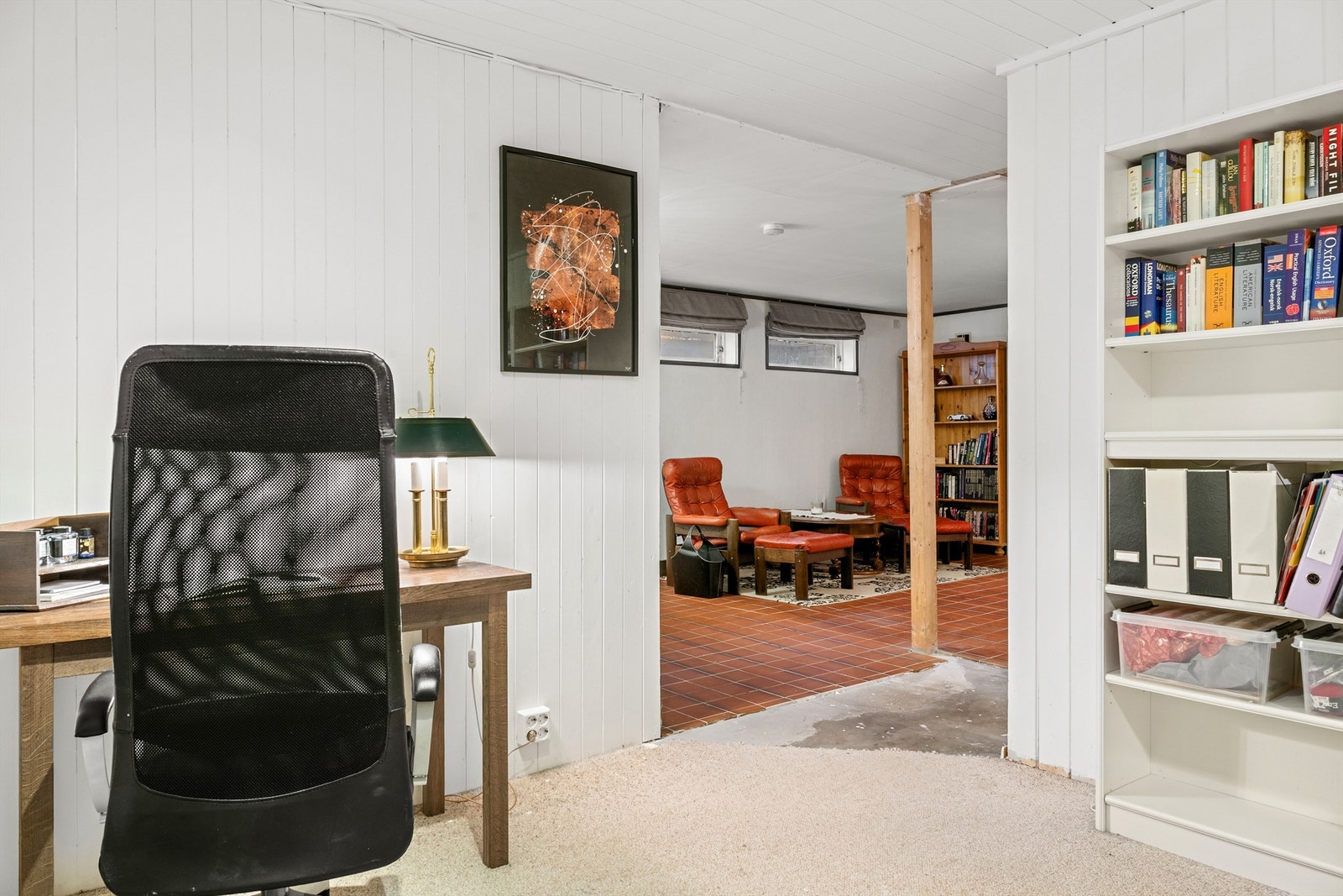 Kjellerrom. Galleribilde