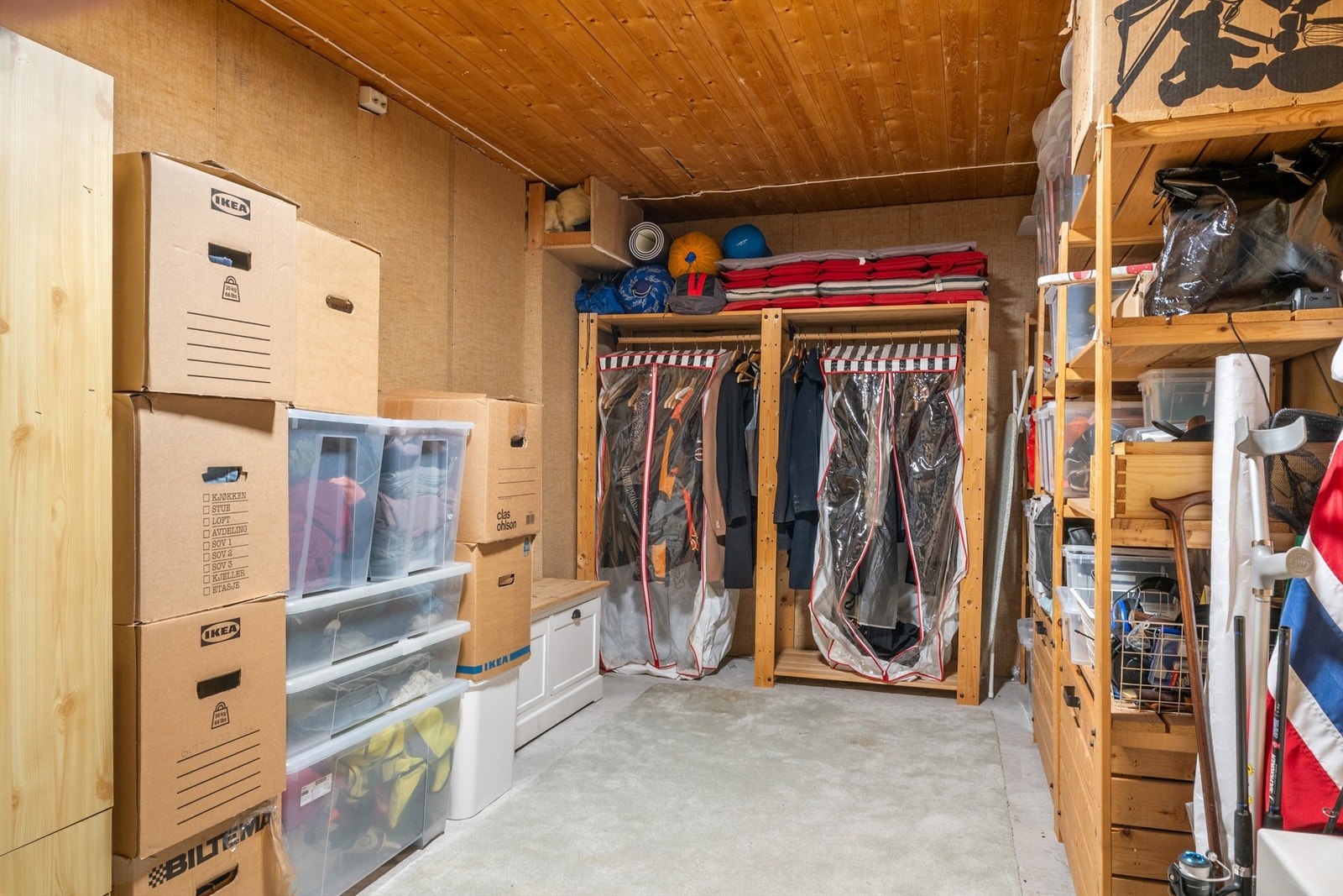 Lagringsrom. Galleribilde