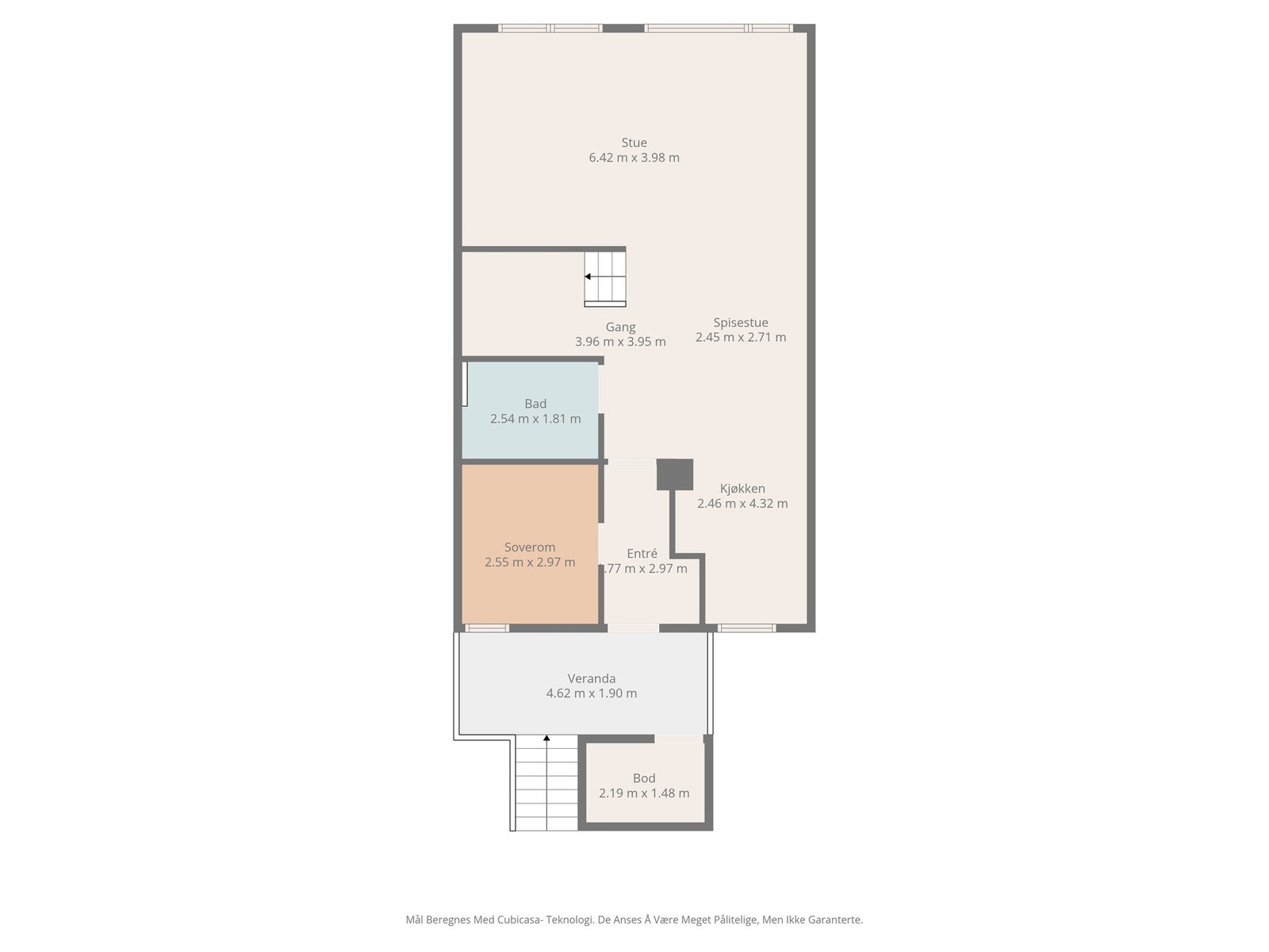 Plantegning 1. Etasje Galleribilde