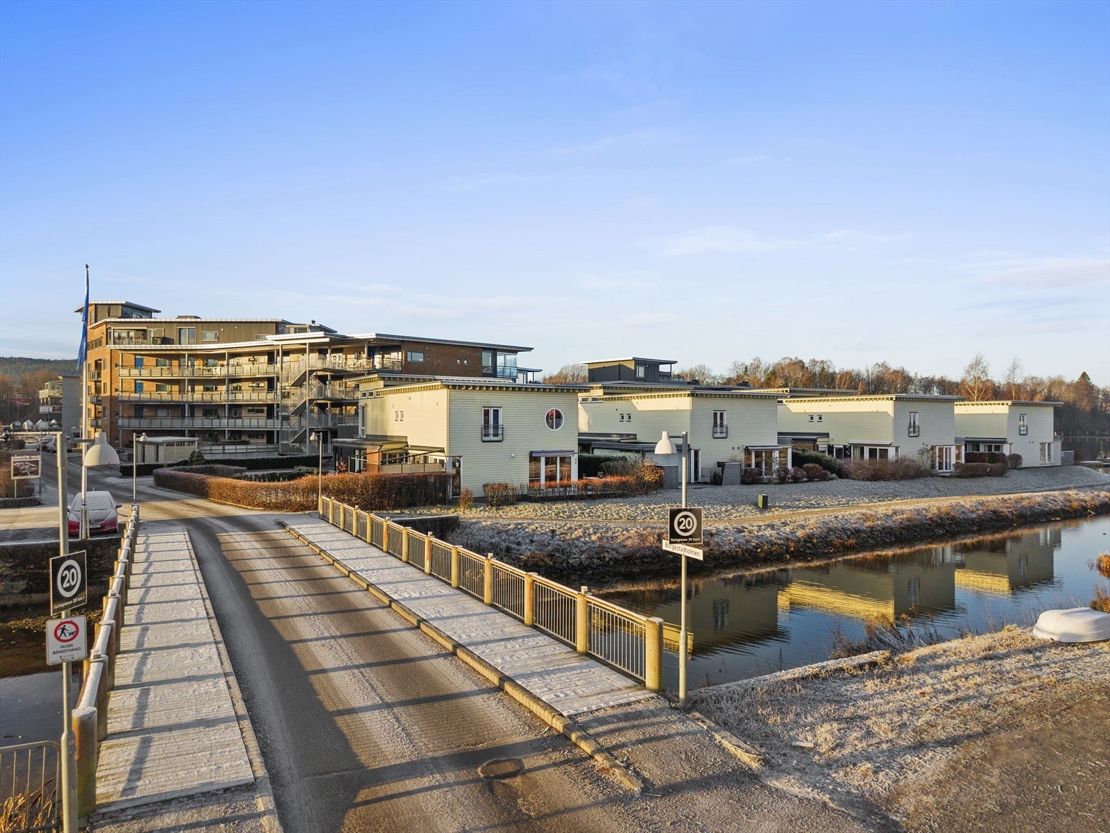 Boligen har en idyllisk beliggenhet på Borgestadholmen Galleribilde