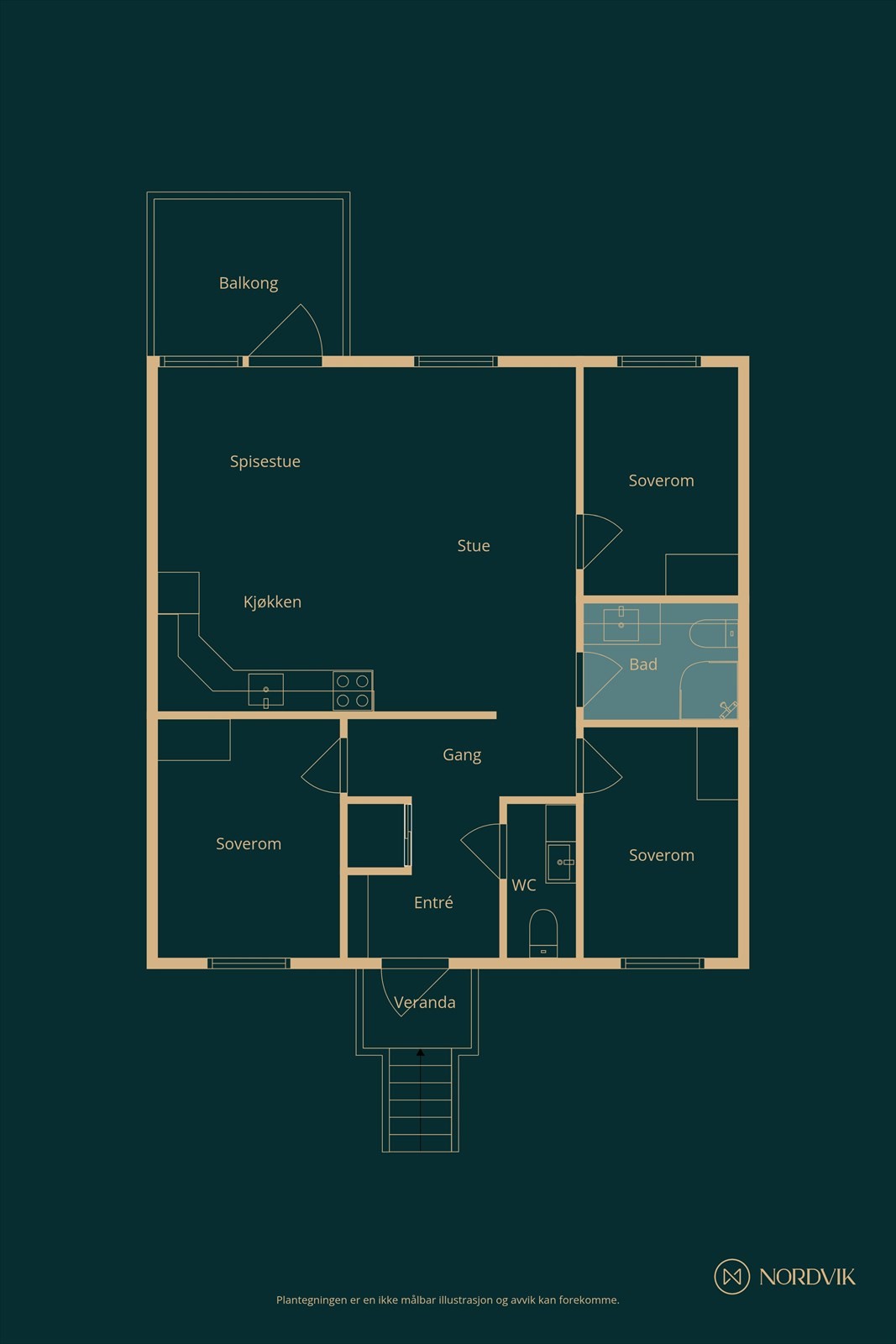 Plantegning Galleribilde