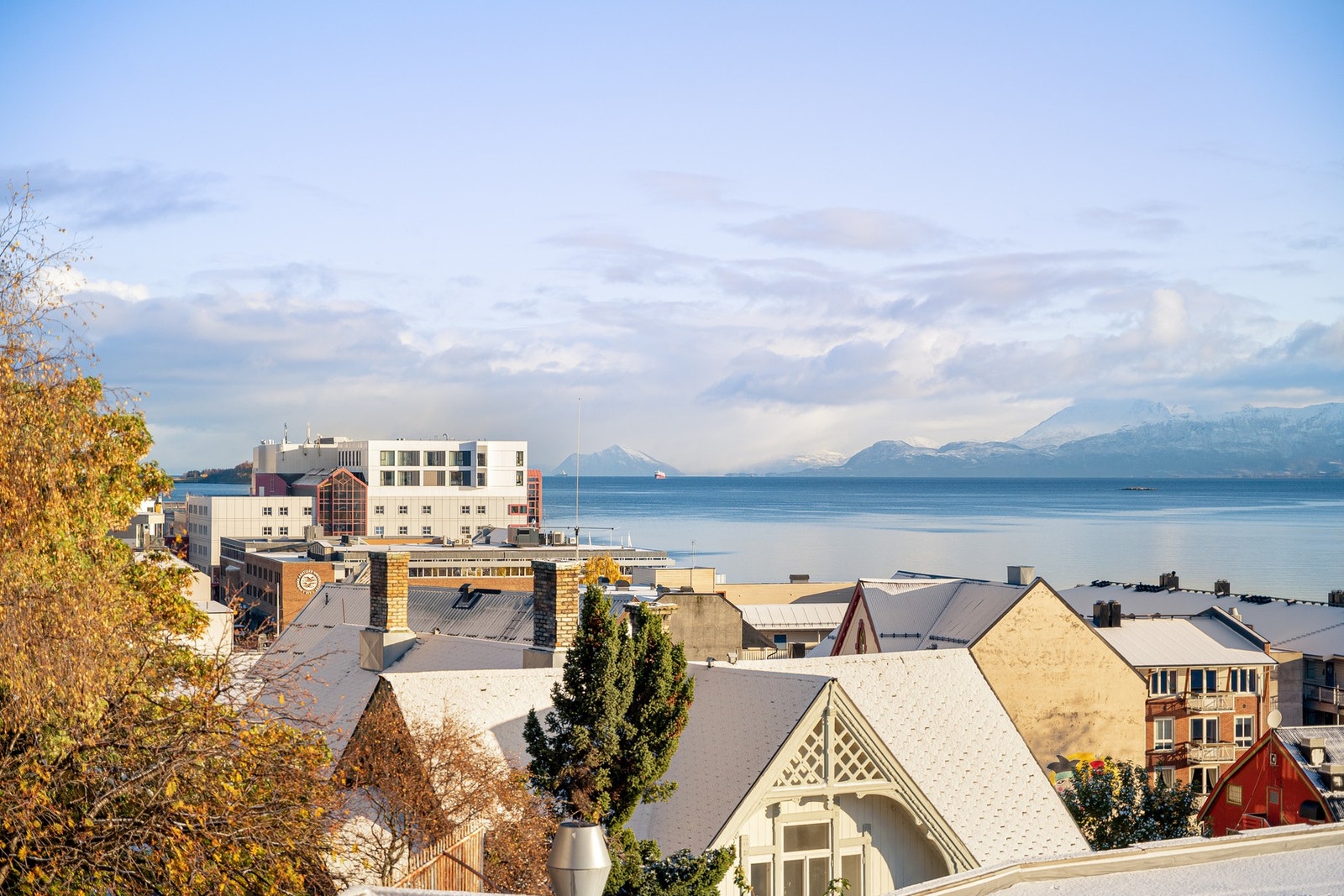 Nydelig havutsikt fra egen takterrasse! Galleribilde