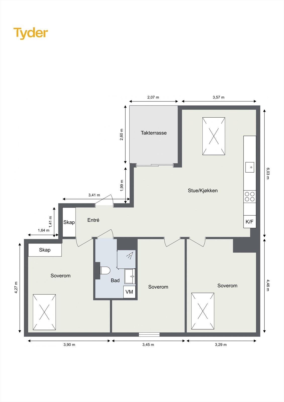 Plantegning Galleribilde