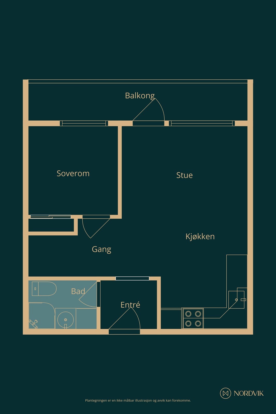 Plantegning Galleribilde