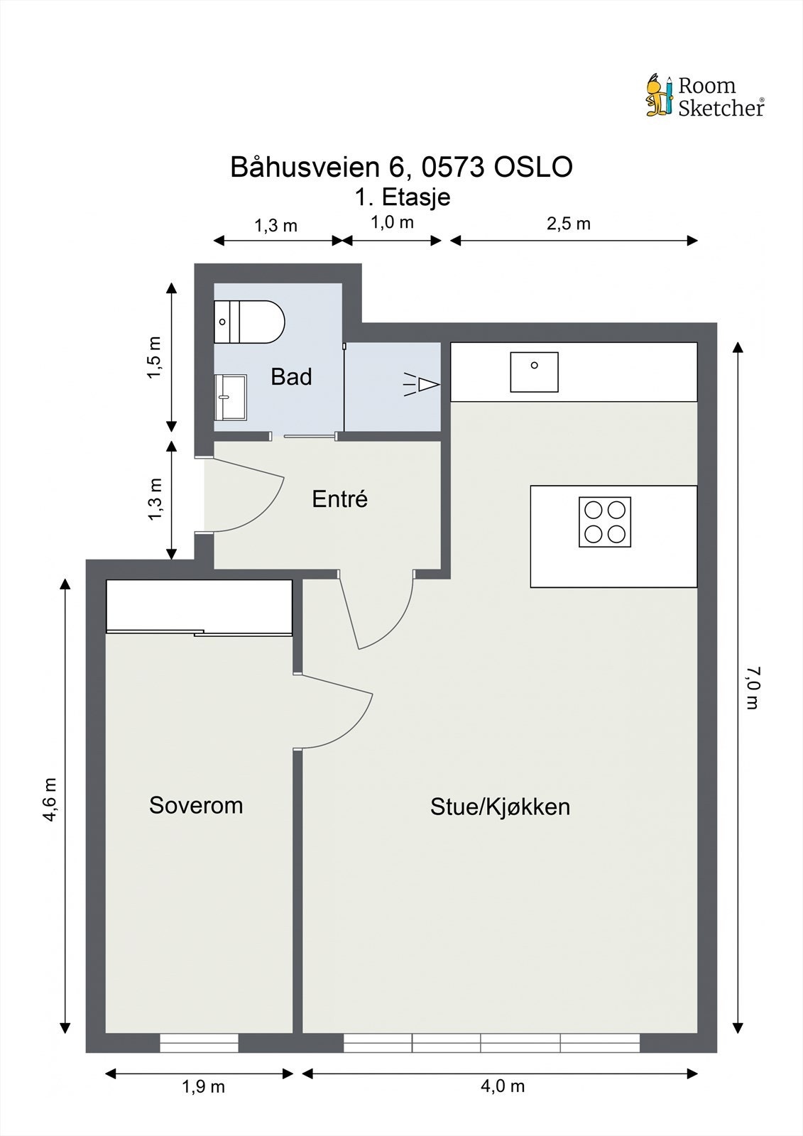 Plantegning Galleribilde