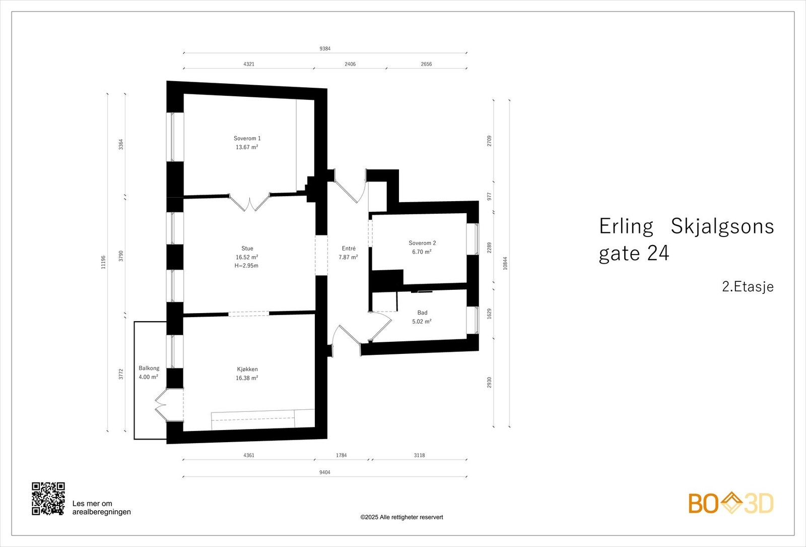 Plantegning. Galleribilde