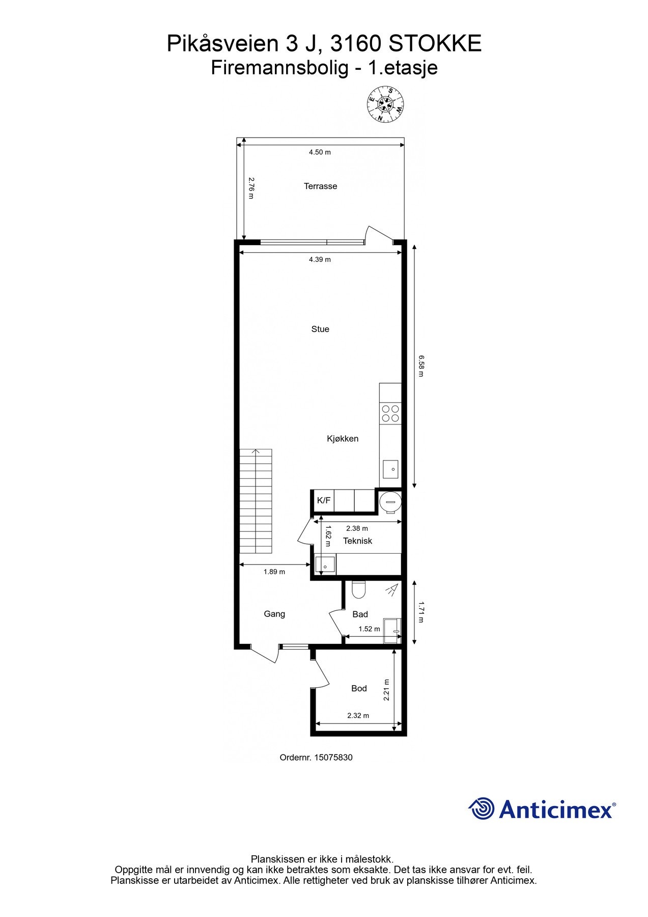 Plantegning 1.etasje Galleribilde