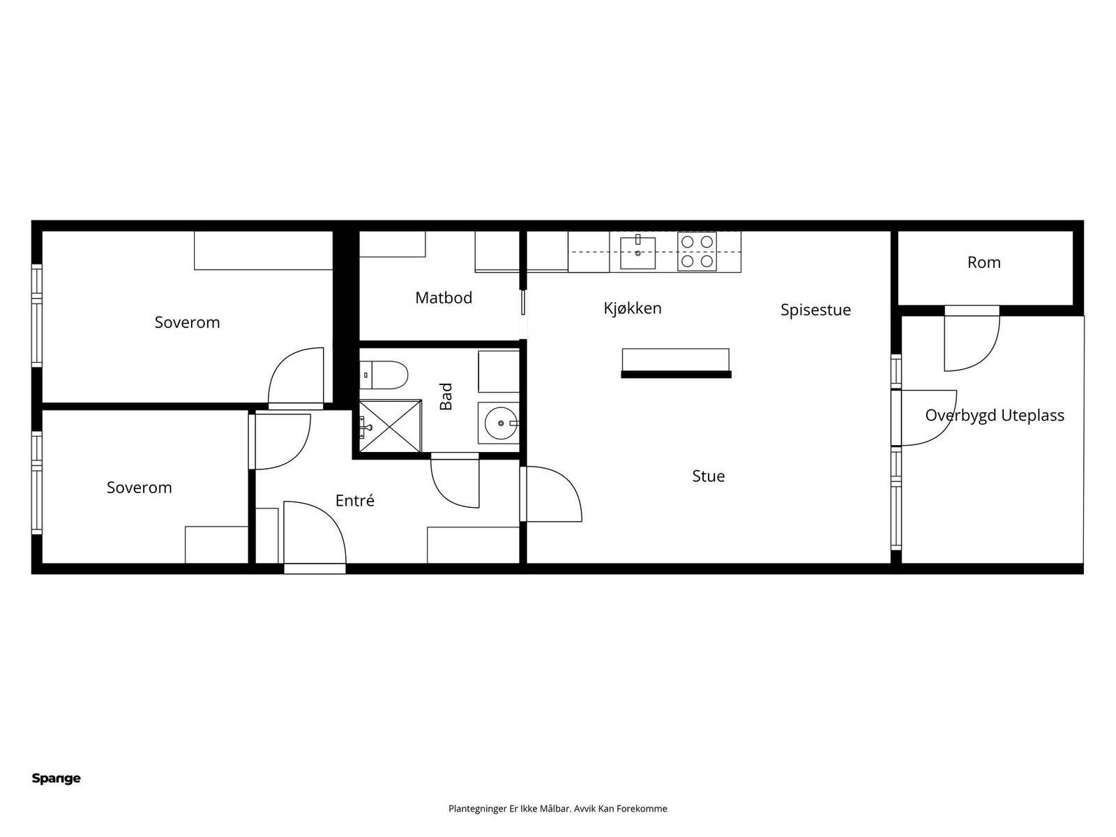 Boligen har en smart og god planløsning. Galleribilde