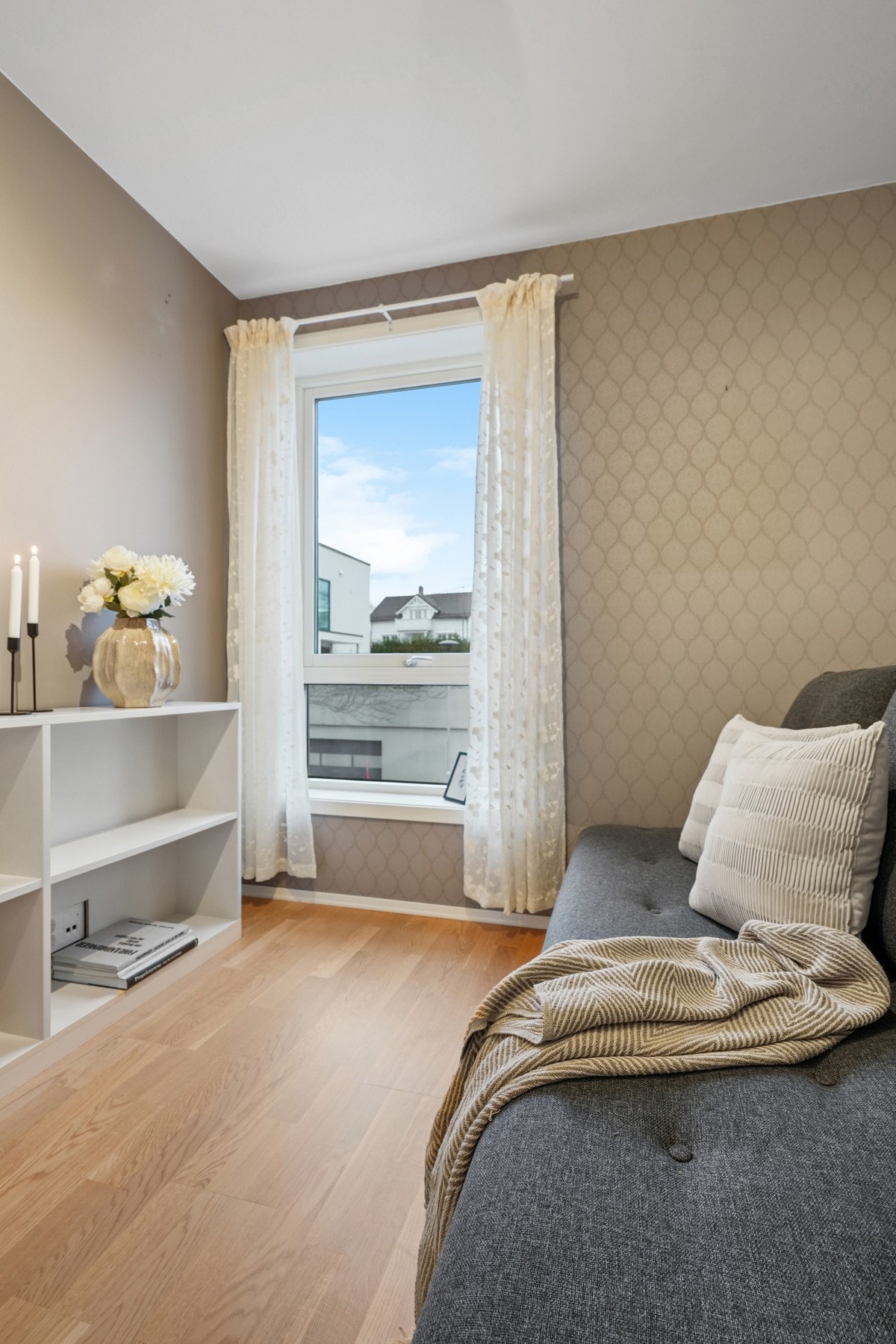 Soverommet kan enkelt innredes med seng og nattbord. Galleribilde