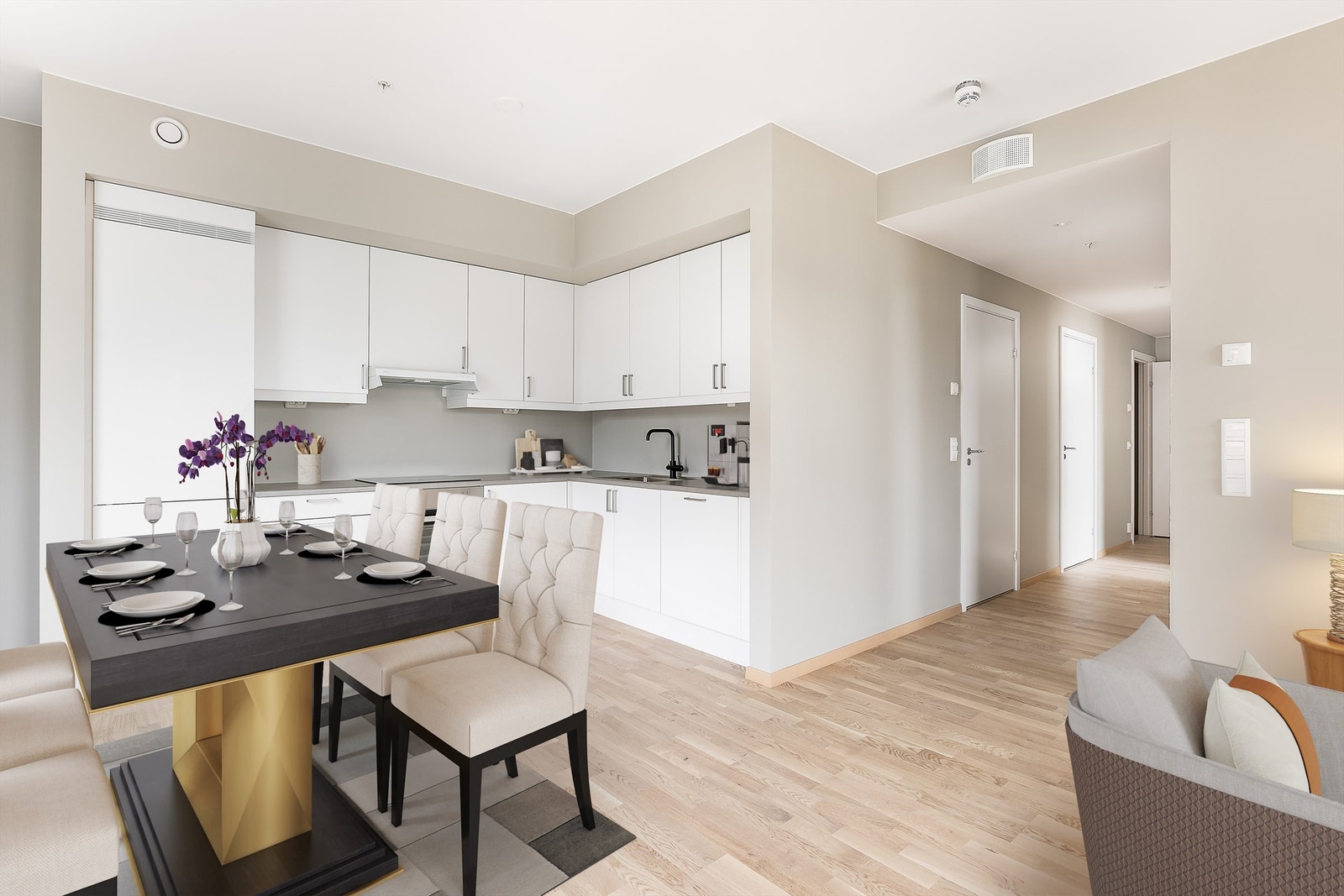 Leilighet B14 i Fridtjof Nansens gate 3A presenteres av Krogsveen. Galleribilde