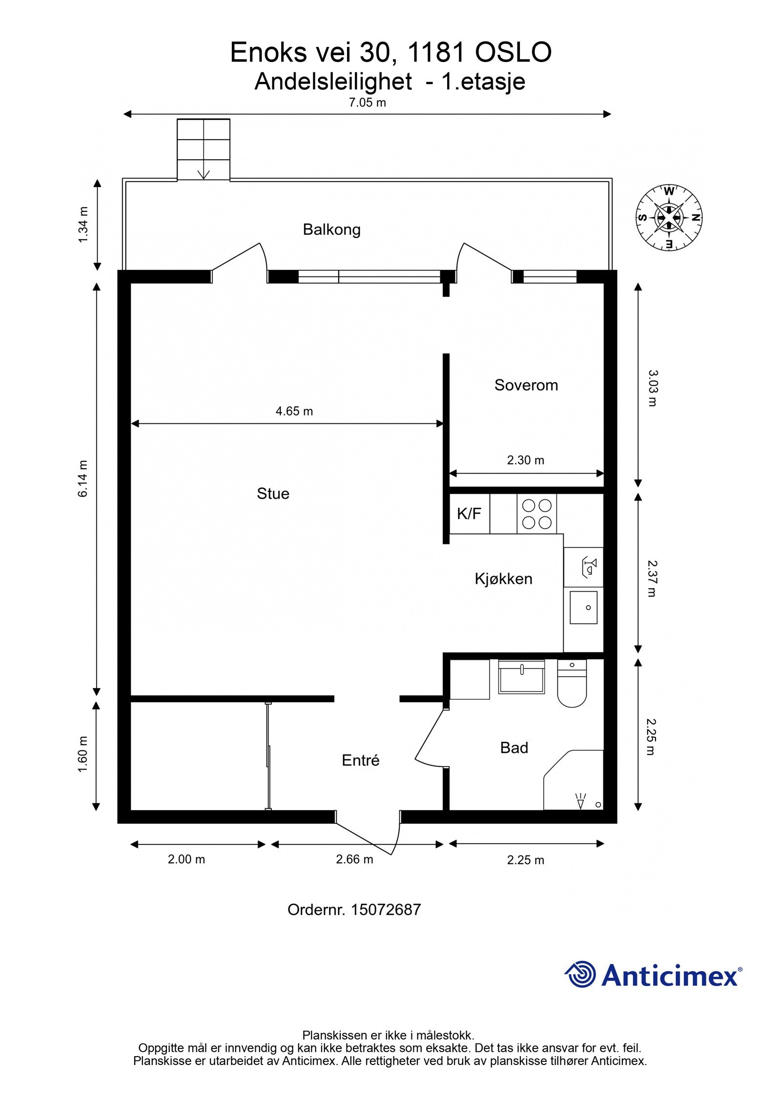 Nåværende planløsning Galleribilde